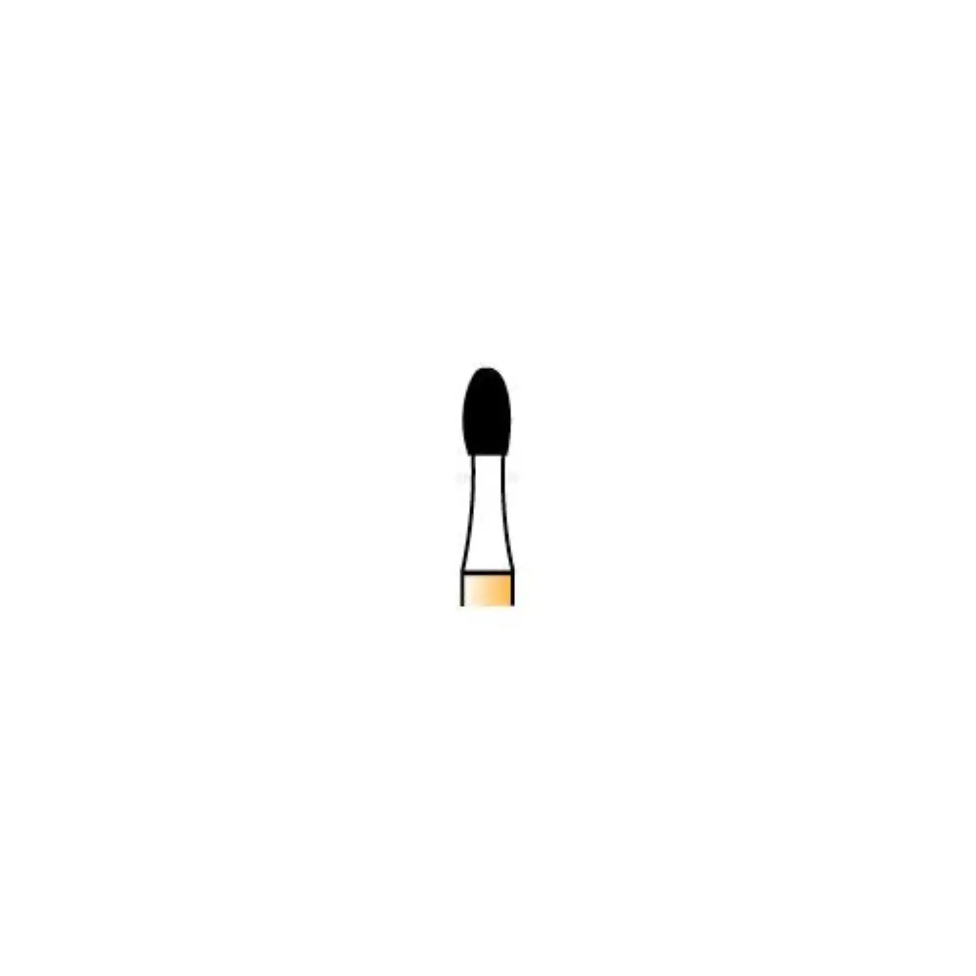 Alpen® Carbide Trimming and Finishing Bur, FG, Egg Shape, 30 Flutes, Round End, #9408, 2.3 mm, 5/Pkg, R909408