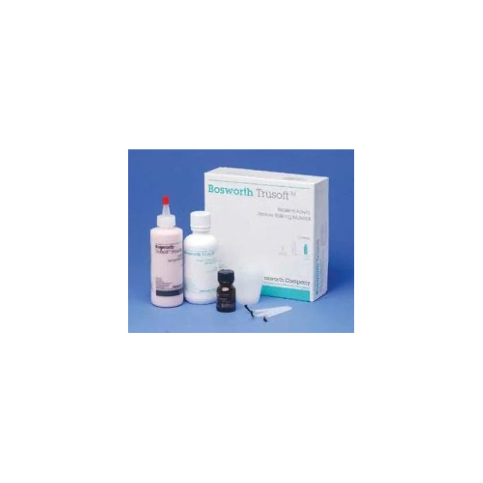 Keystone Trusoft Resilient Denture Acrylic Relining Material, Powder Only, 1 lb, 0921254