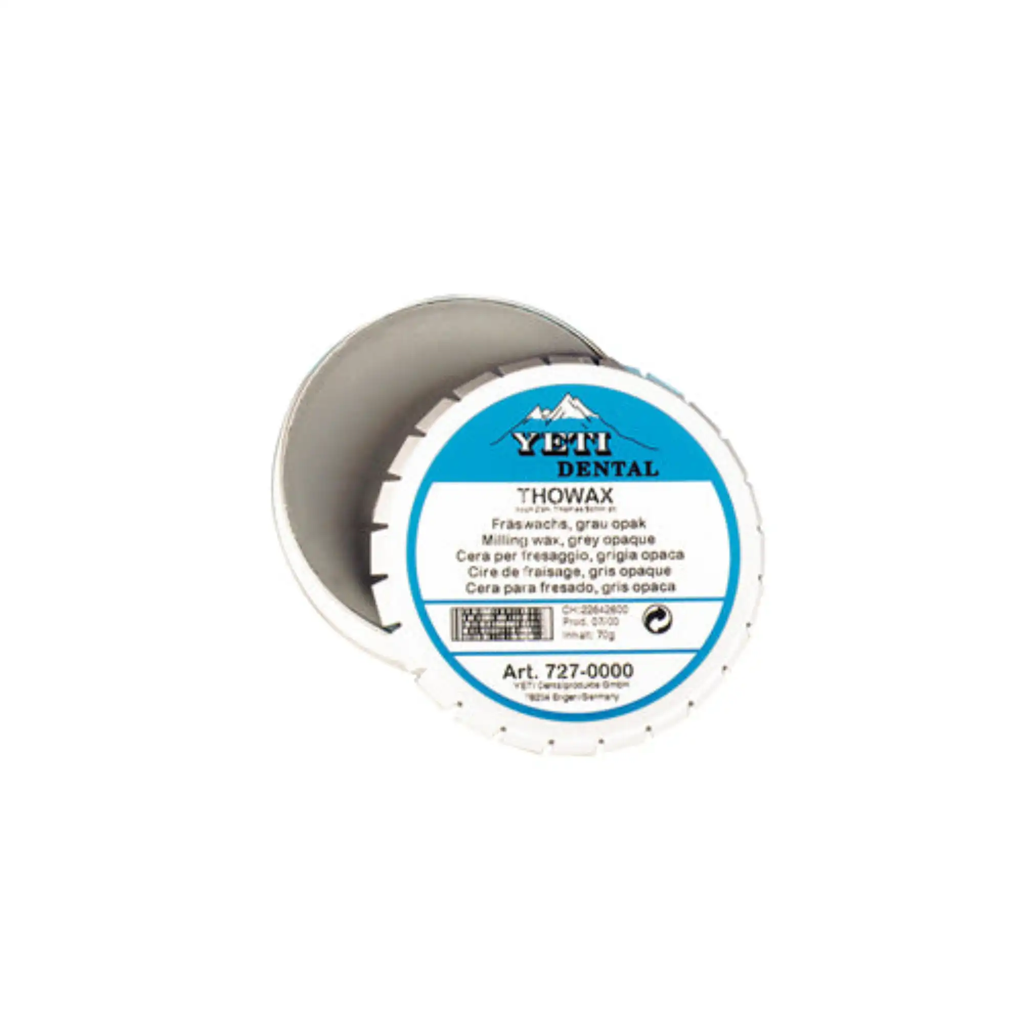 Yeti Thowax Sculpturing Wax, Gray, 70 g Tin, 1/Pk, 1860016