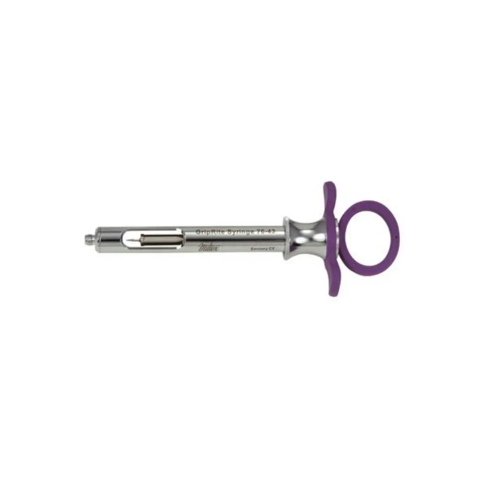 Miltex Aspirating Syringe, CW Type, Petite, 1.8 cc, Purple, 1/Pk, 76-43