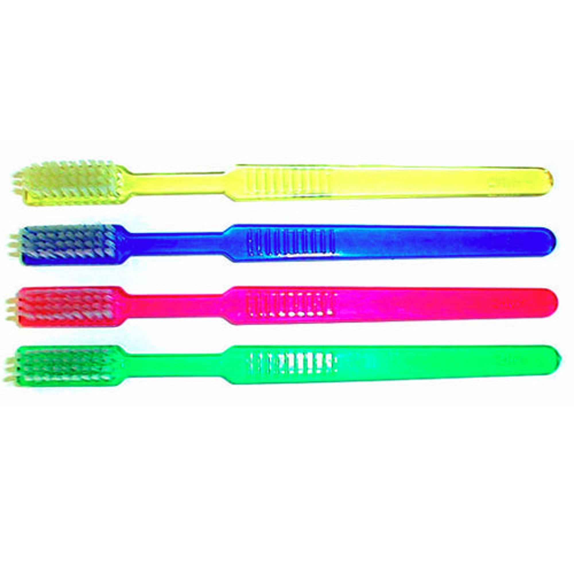 OraBrite Pre-Pasted Disposable Sparkle Toothbrush, Bubblegum Flavor, Soft Bristles, Assorted Colors, 144/Cs