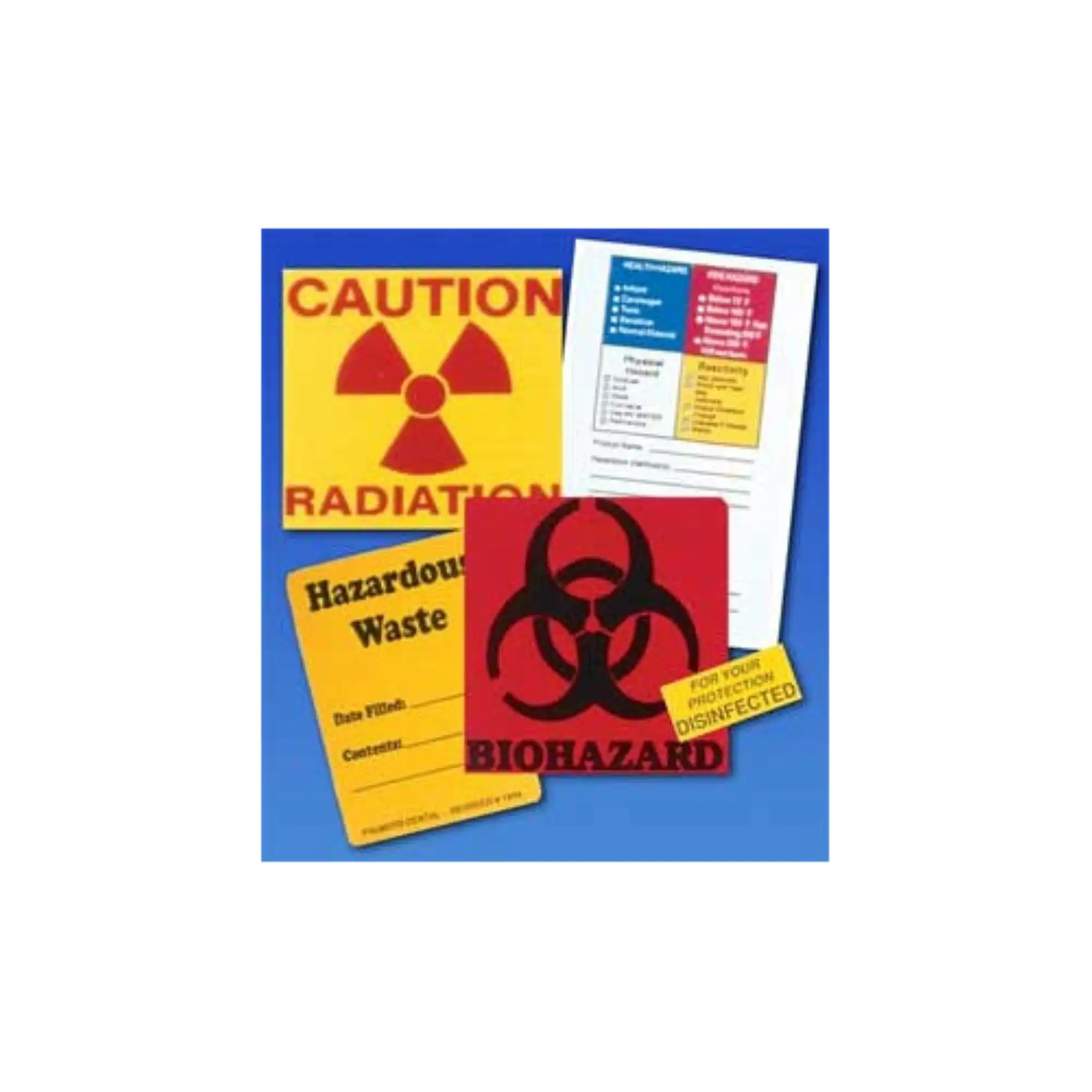 Palmero OSHA Value Label Pack Kit (Includes #1957, #1958, #1959, #1960)
