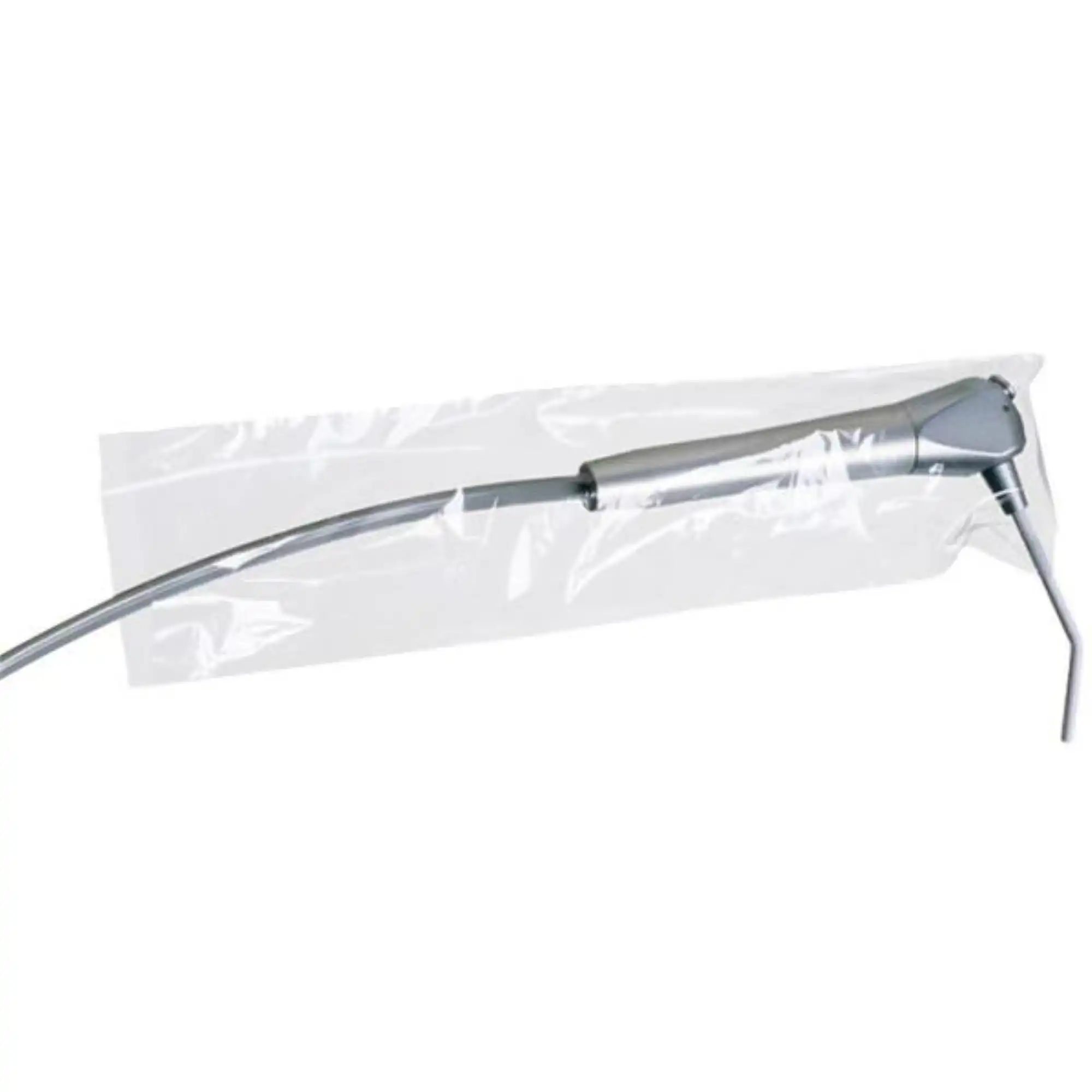 Plasdent Air/Water Syringe Cover Sleeves, Clear Plastic, 2" x 8", 500/Pk, PS300