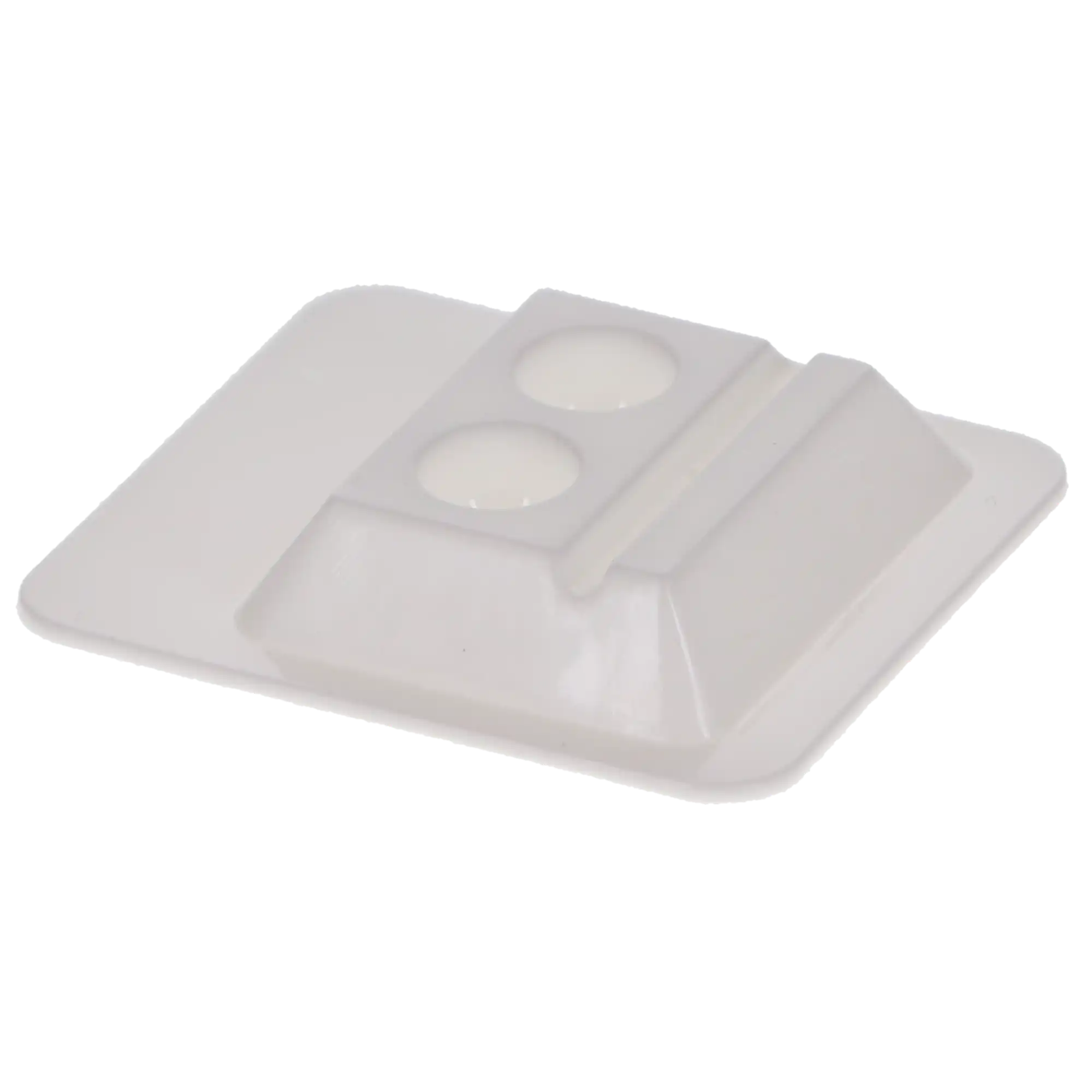 Bondwell Disposable Mixing Wells, 2-Well, White, 500/Pk, 900MW(B)-2