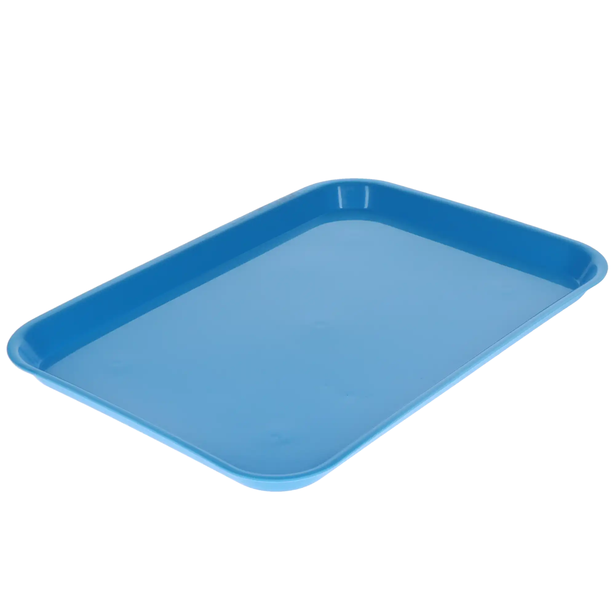 Plasdent Set-Up Plastic Flat Tray, Size B (Ritter), Neon Blue, 13-1/2" x 9-5/8" x 7/8", 1/Pk, 300BFS-2