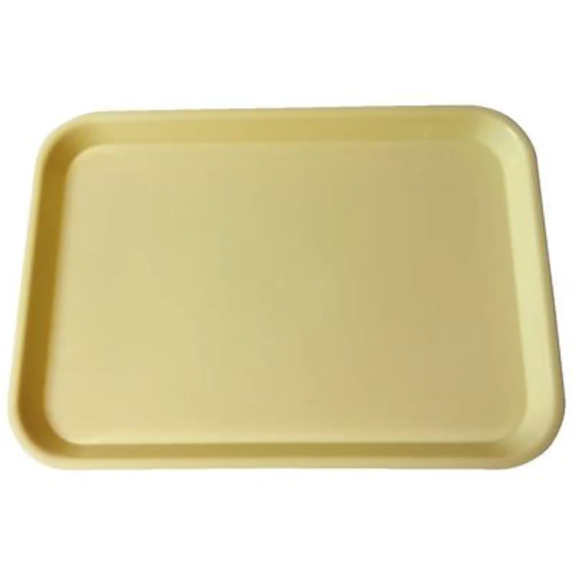 Plasdent Set-Up Plastic Flat Tray, Size B, Neon Yellow, 13-1/2" x 9-5/8" x 7/8", 1/Pk, 300BFS-3