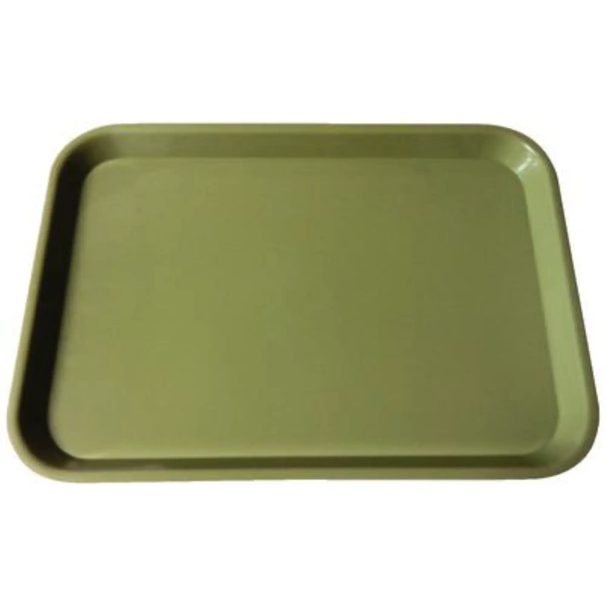 Plasdent Set-Up Plastic Flat Tray, Size F, Neon Green, 9-5/8" x 6-5/8" x 7/8", 1/Pk, 300FMS-4