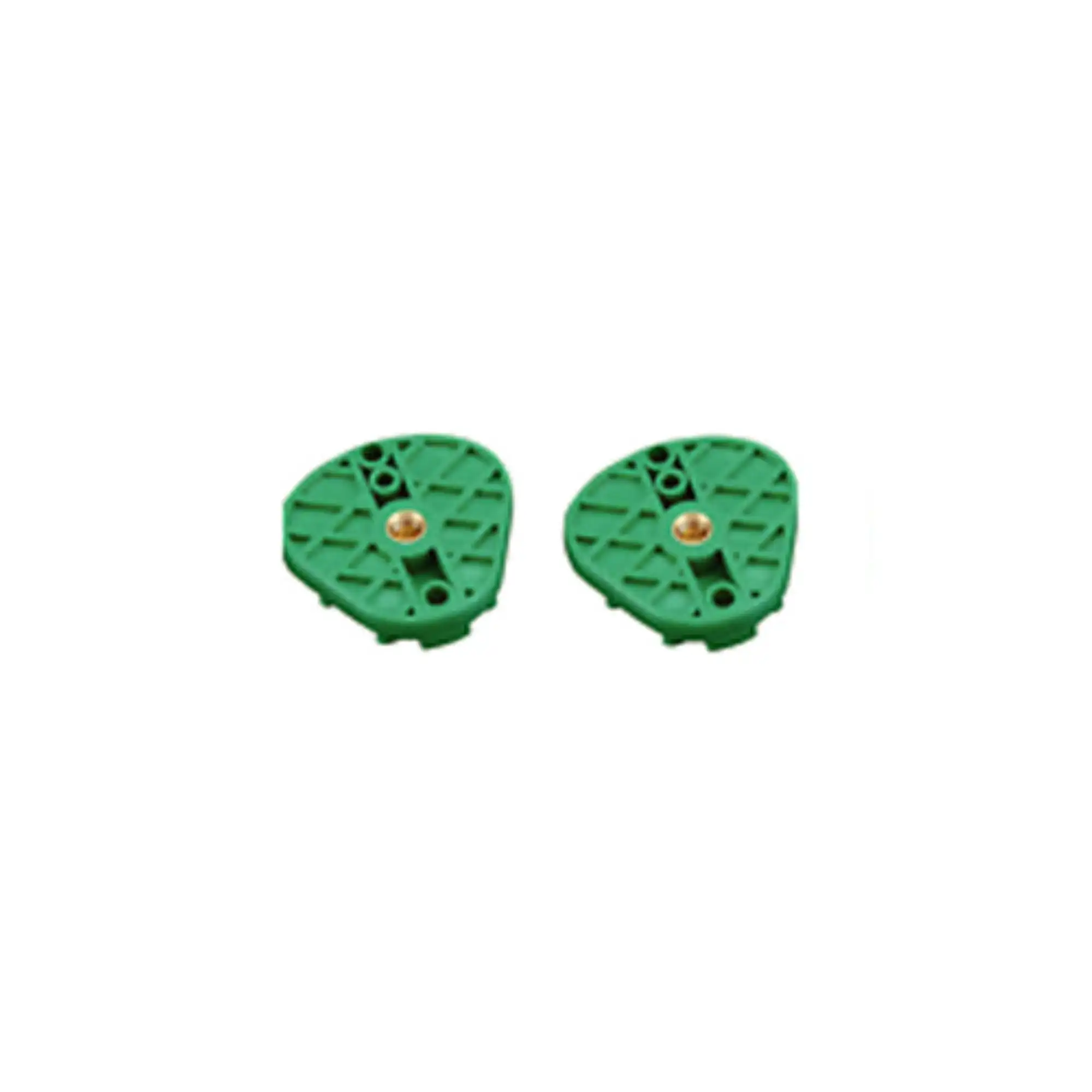 Plasdent Articulating Mounting Plate, Plastic, Oblong, Green, 100/Pk, MP-300