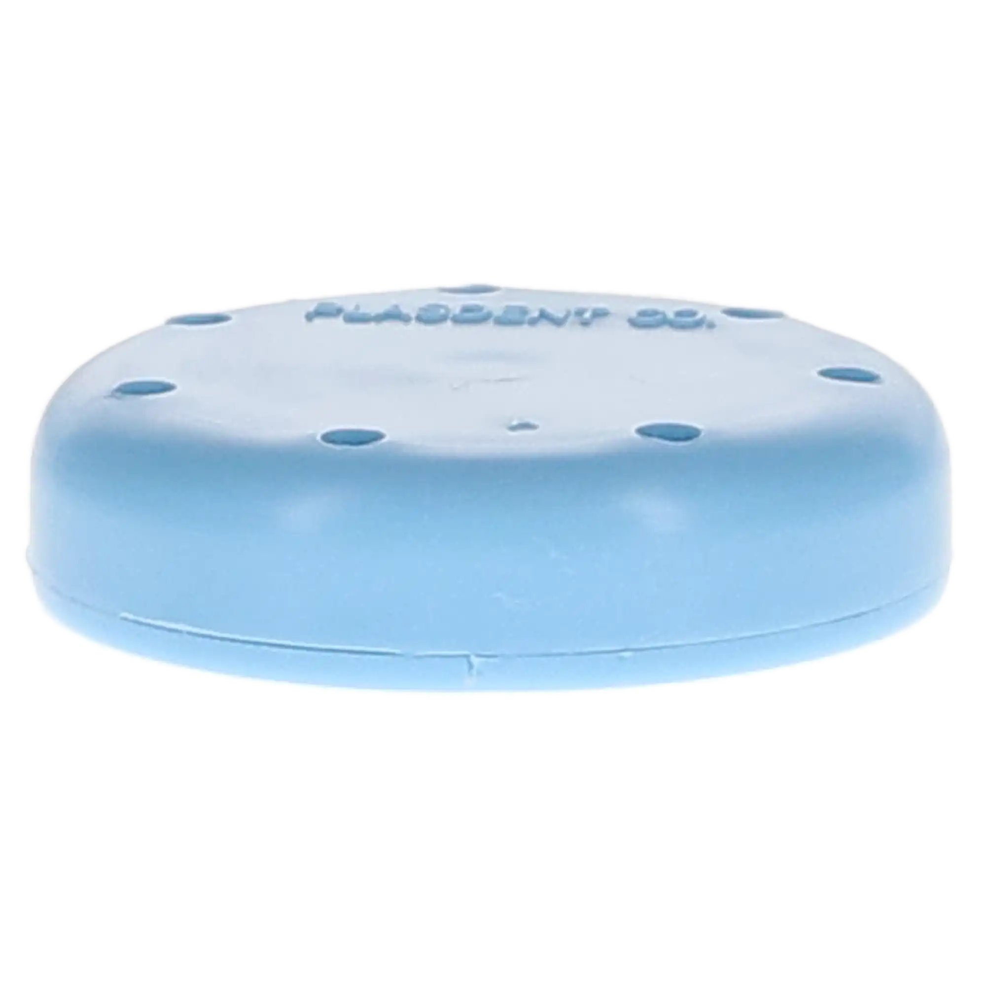 Plasdent Magnetic Bur Block, Small Round, 7-Bur Capacity, Blue, 1-5/8" Diameter, 1/Pk, 400BS-2