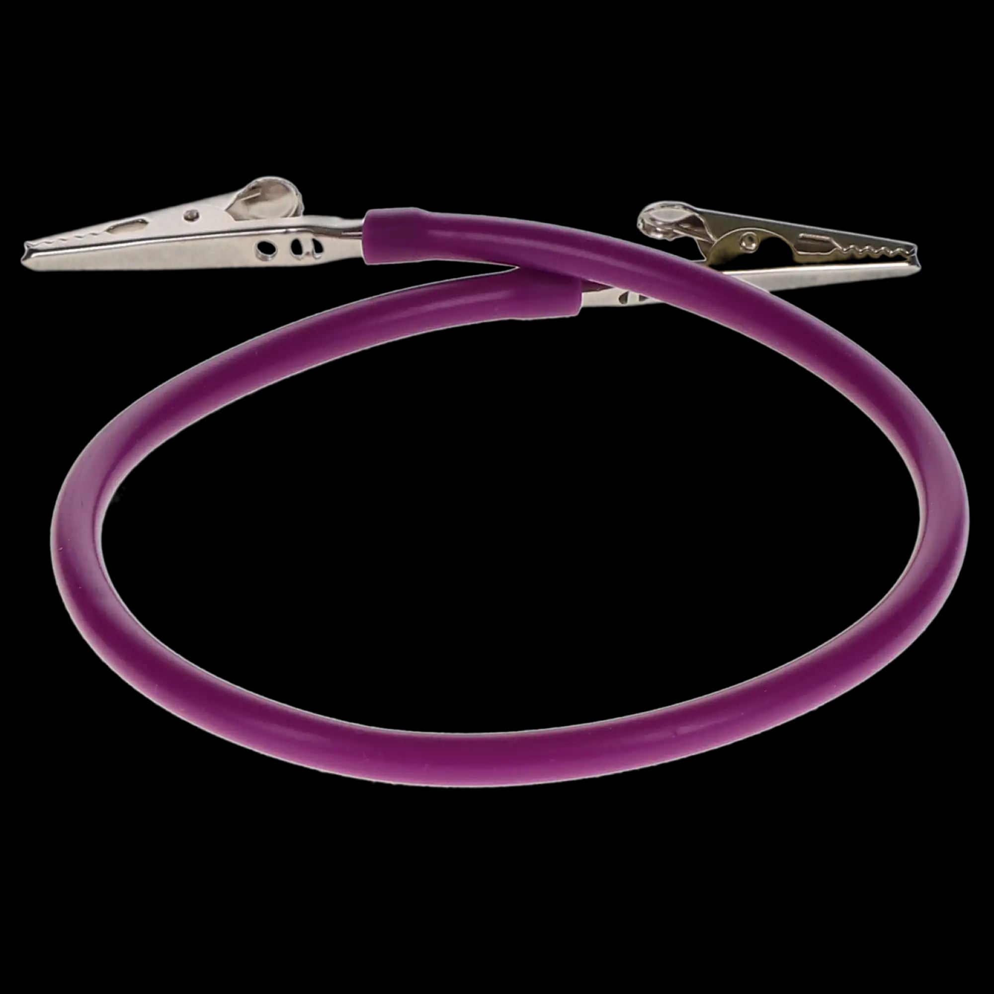 Spectrum Bib Clips, 17.5", Purple, 1/Pk, 204ABC-10N