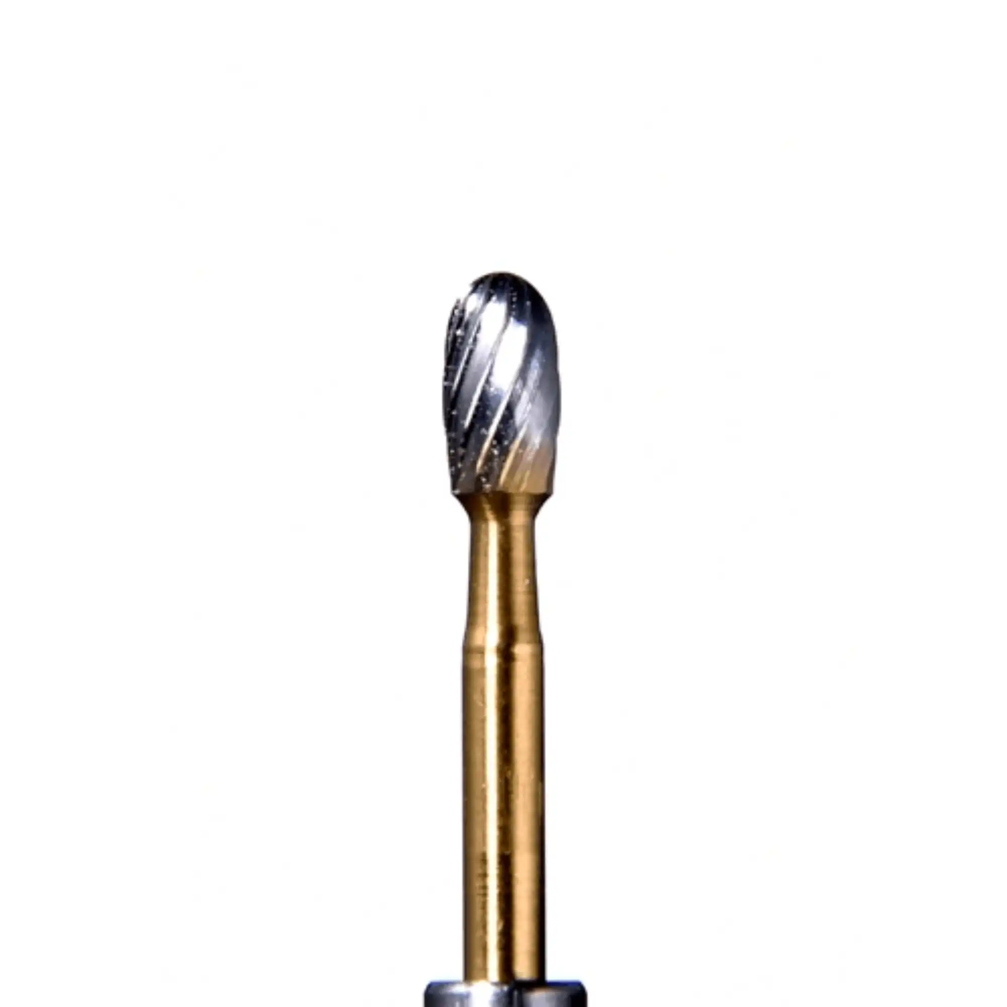 SS White 12-Blade Trimming & Finishing Carbide Burs, FG, Egg, #7408, 10/Pk