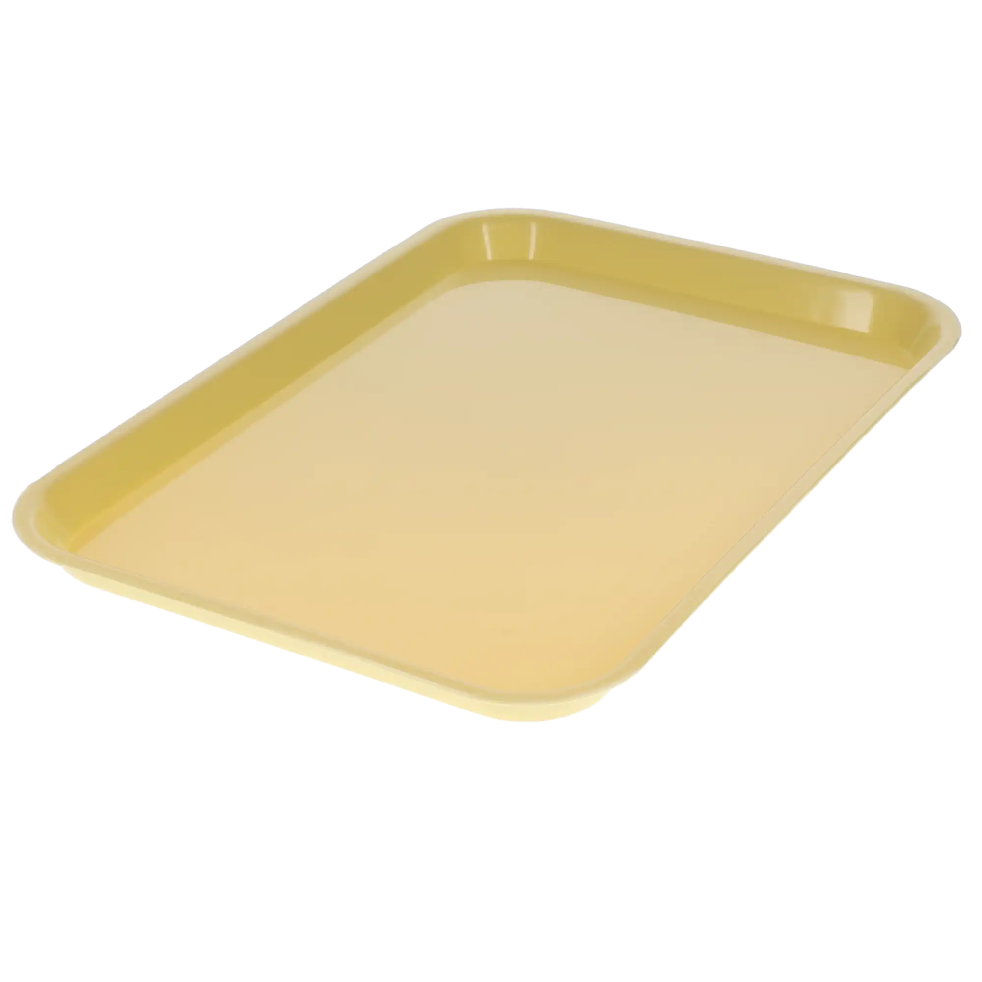 Plasdent Set-Up Plastic Flat Tray, Size B (Ritter), Yellow, 13-1/2" x 9-5/8" x 7/8", 1/Pk, 300BF-3