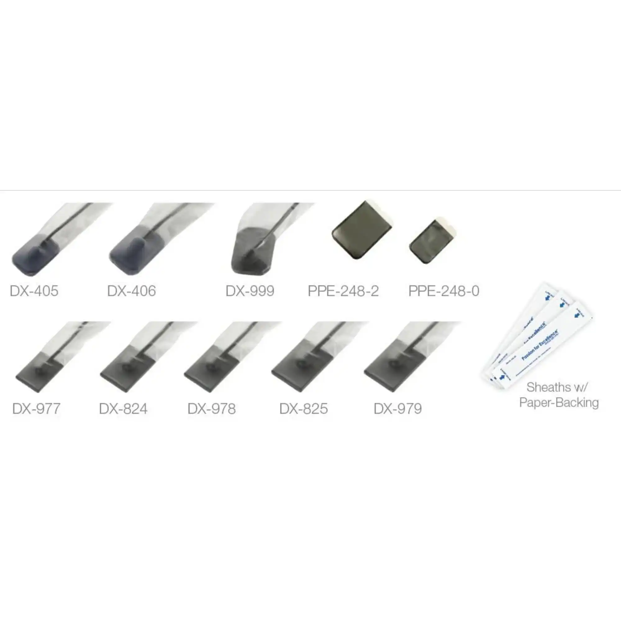 Armor Digital X-Ray Sensor Sleeves, Paper-Backed, Size #0, Fits Kodak 6100 / Schick CDR Elite, 500/Box, DX-977