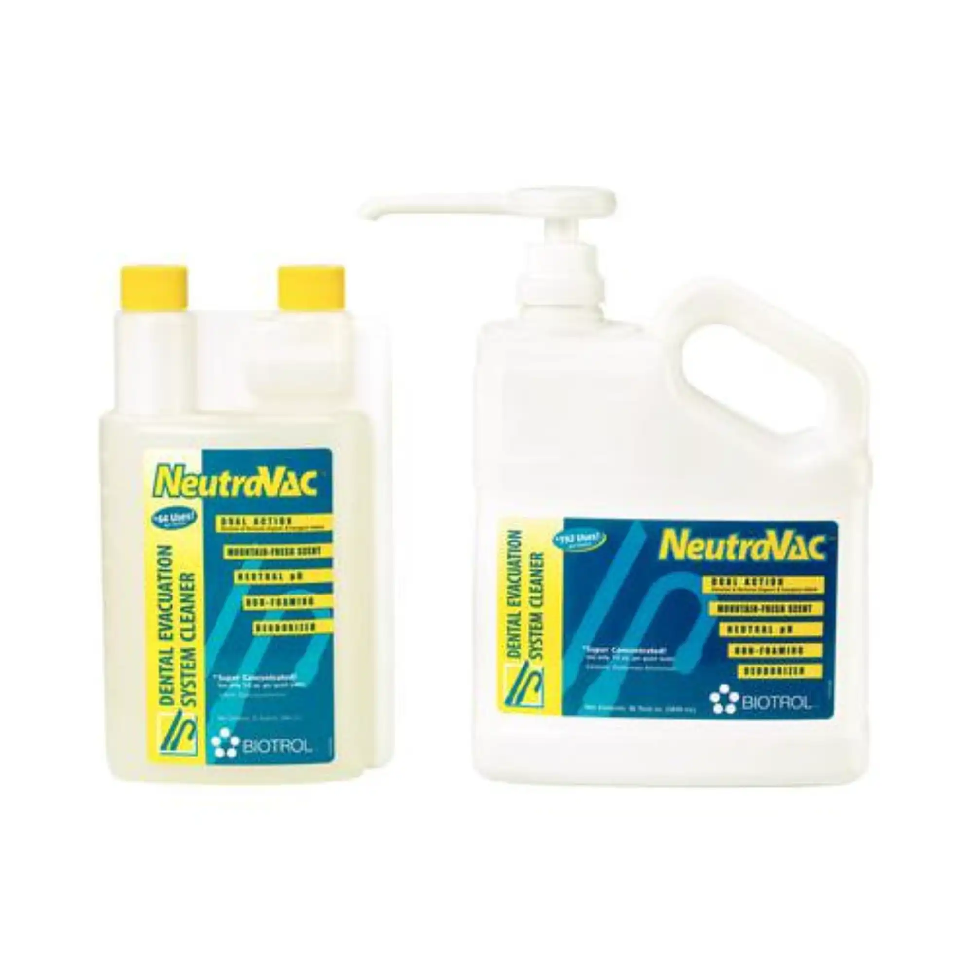 Biotrol NeutraVAC Dental Evacuation Line Cleaner Starter Kit, 32 oz Bottle with EZ 1-2-3 Atomizer, NV806