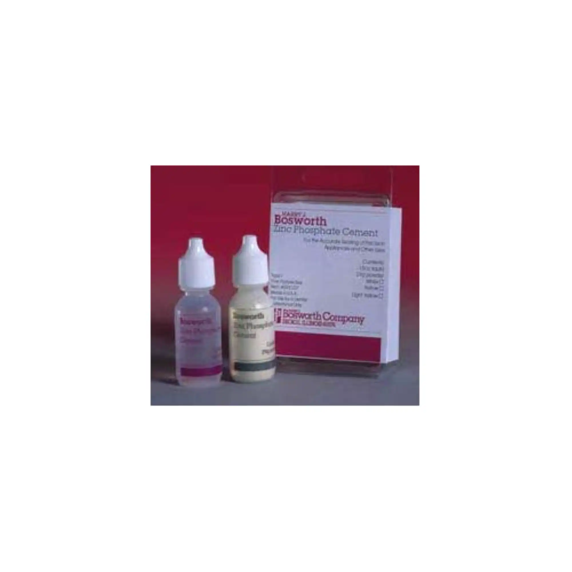 Keystone Zinc Phosphate Cement Standard Kit, Light Yellow, Powder & Liquid, 25 g Powder / 15 cc Liquid, 1 Kit