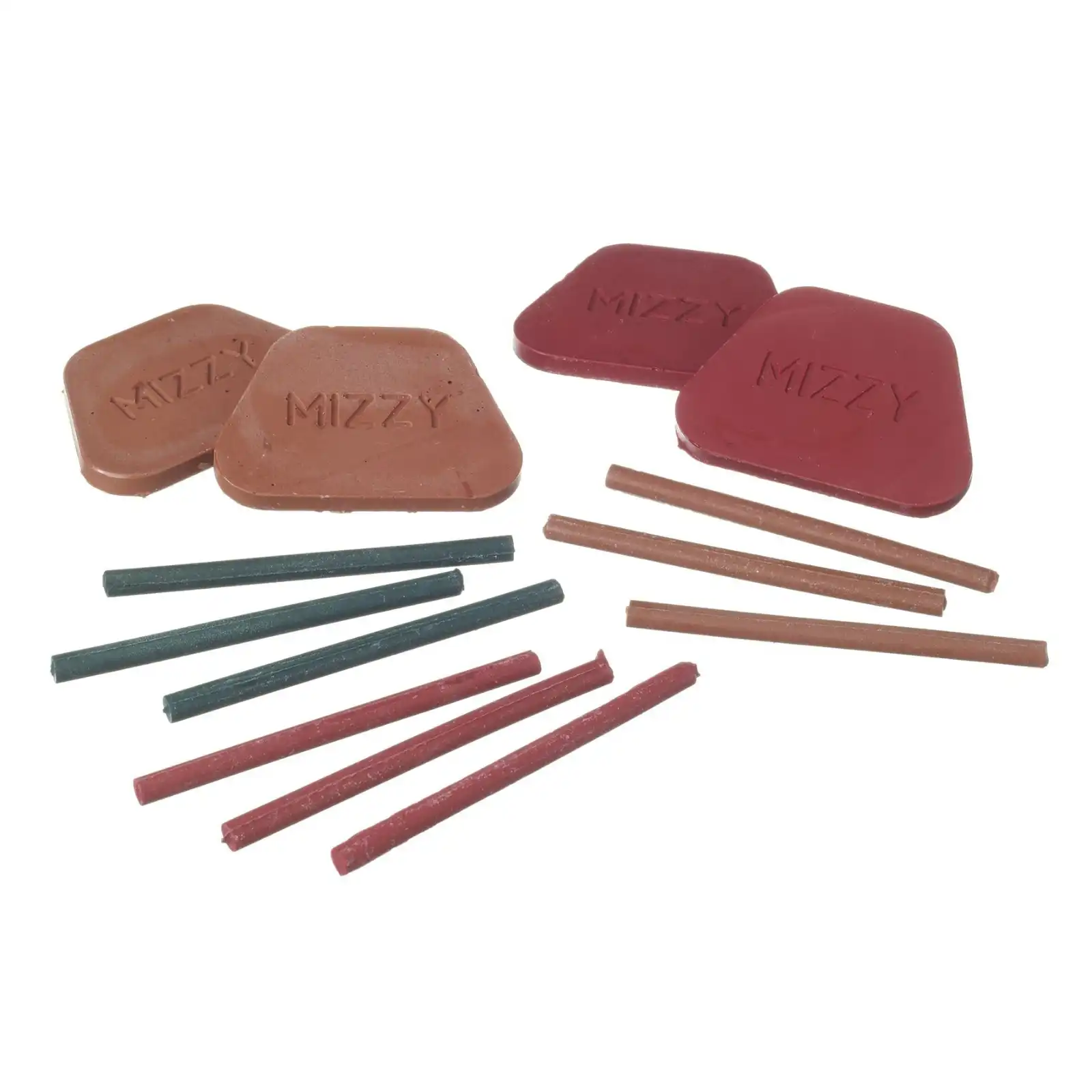 Mizzy Impression Compound Sticks, Brown, Medium Heat, 4.5 oz (128 g), 15/Pk, 6060700
