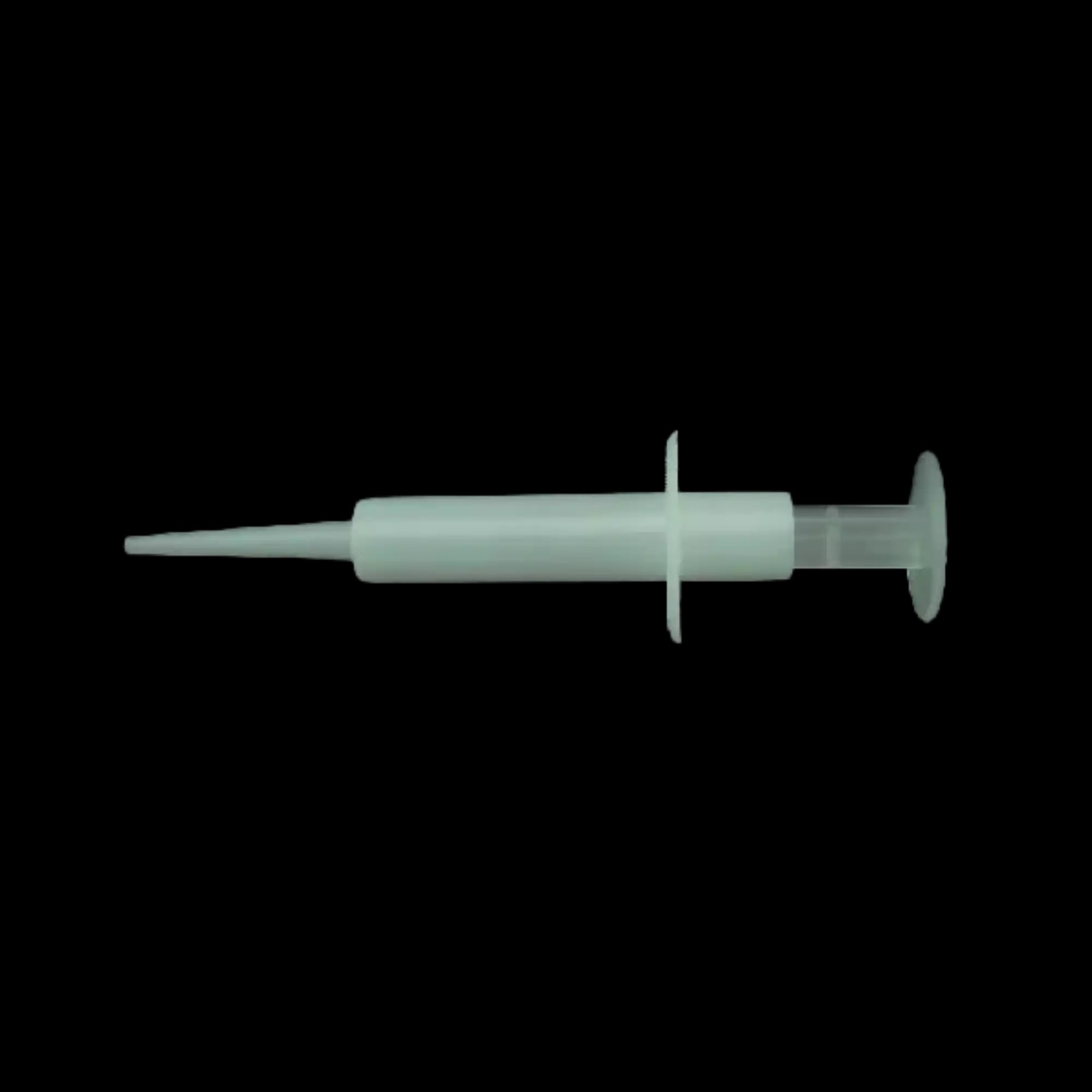 Plasdent Disposable Impression Syringes, Clear, Longer 1 1/2" Bendable Tip, 50/Box, 8090