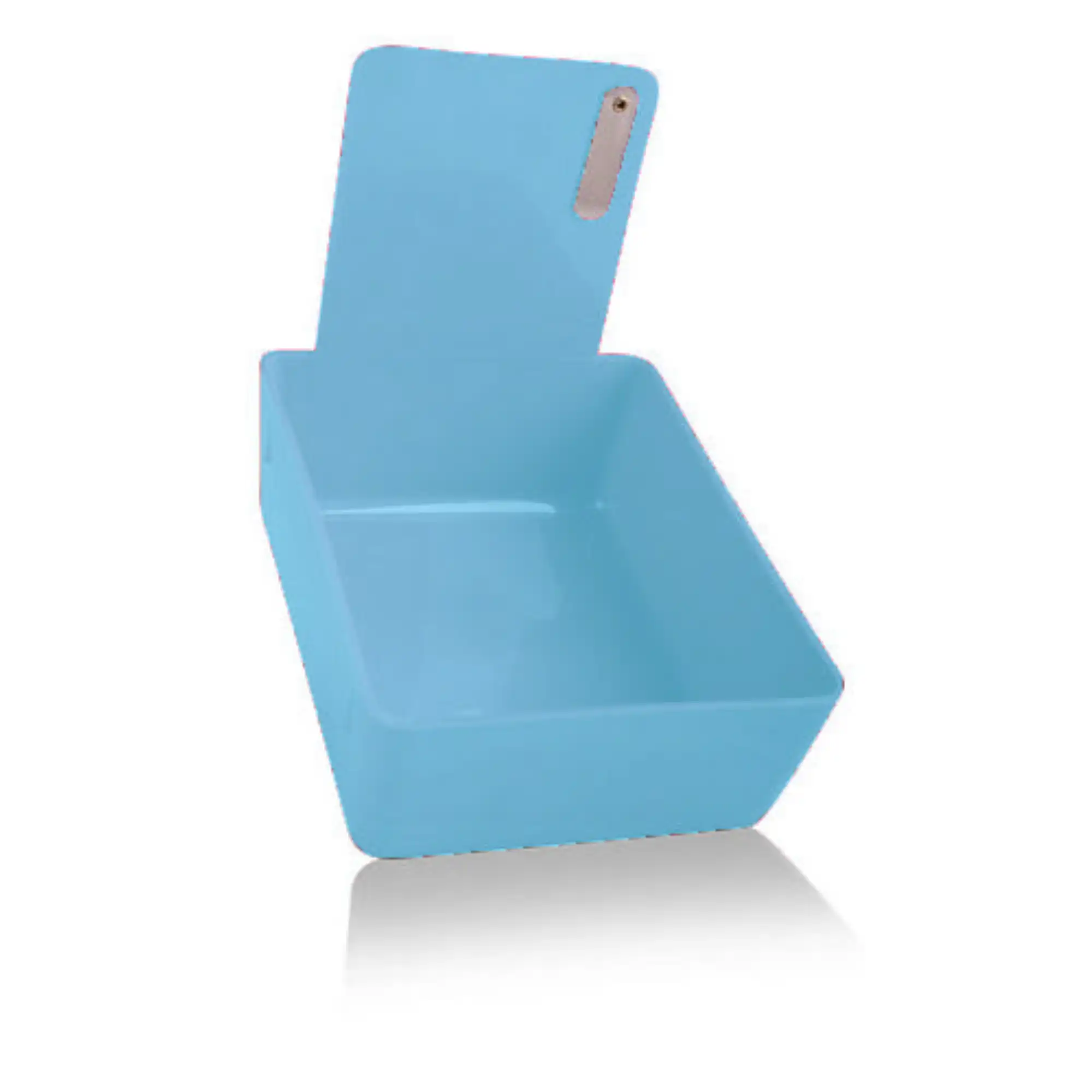 Plasdent Plastic Lab Pan with Metal Clip, Blue, 1/Pk, 207MLP-2
