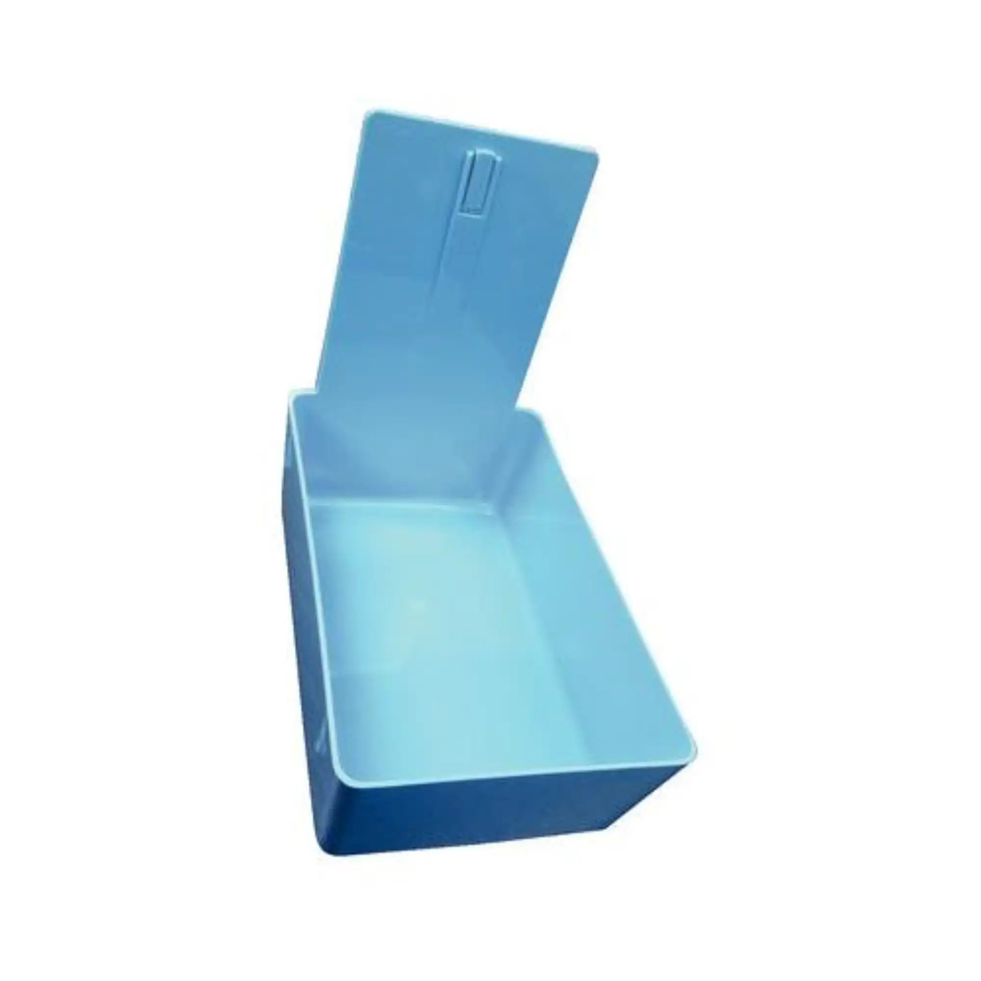 Plasdent Plastic Lab Pan with Plastic Center Clip, Light Blue, 7-3/8" x 4-5/8" x 2-3/8", 1/Pk, 205LP-2