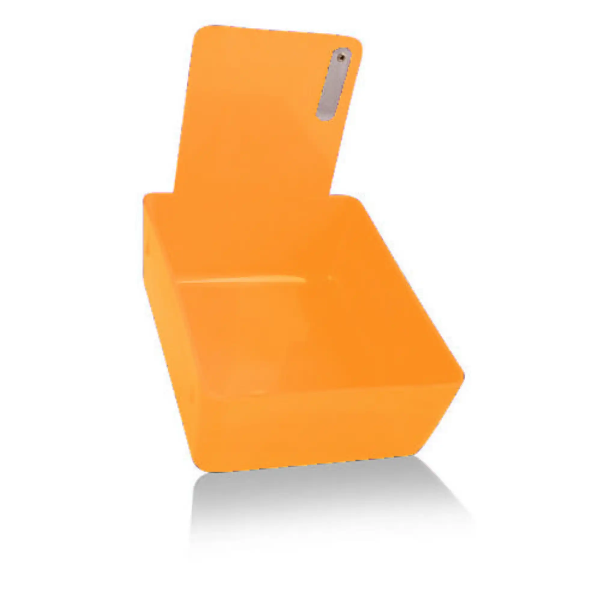 Plasdent Plastic Lab Pan with Metal Clip, Tangerine, 7-1/16" x 5-5/8" x 2-3/8", 1/Pk, 207MLP-12
