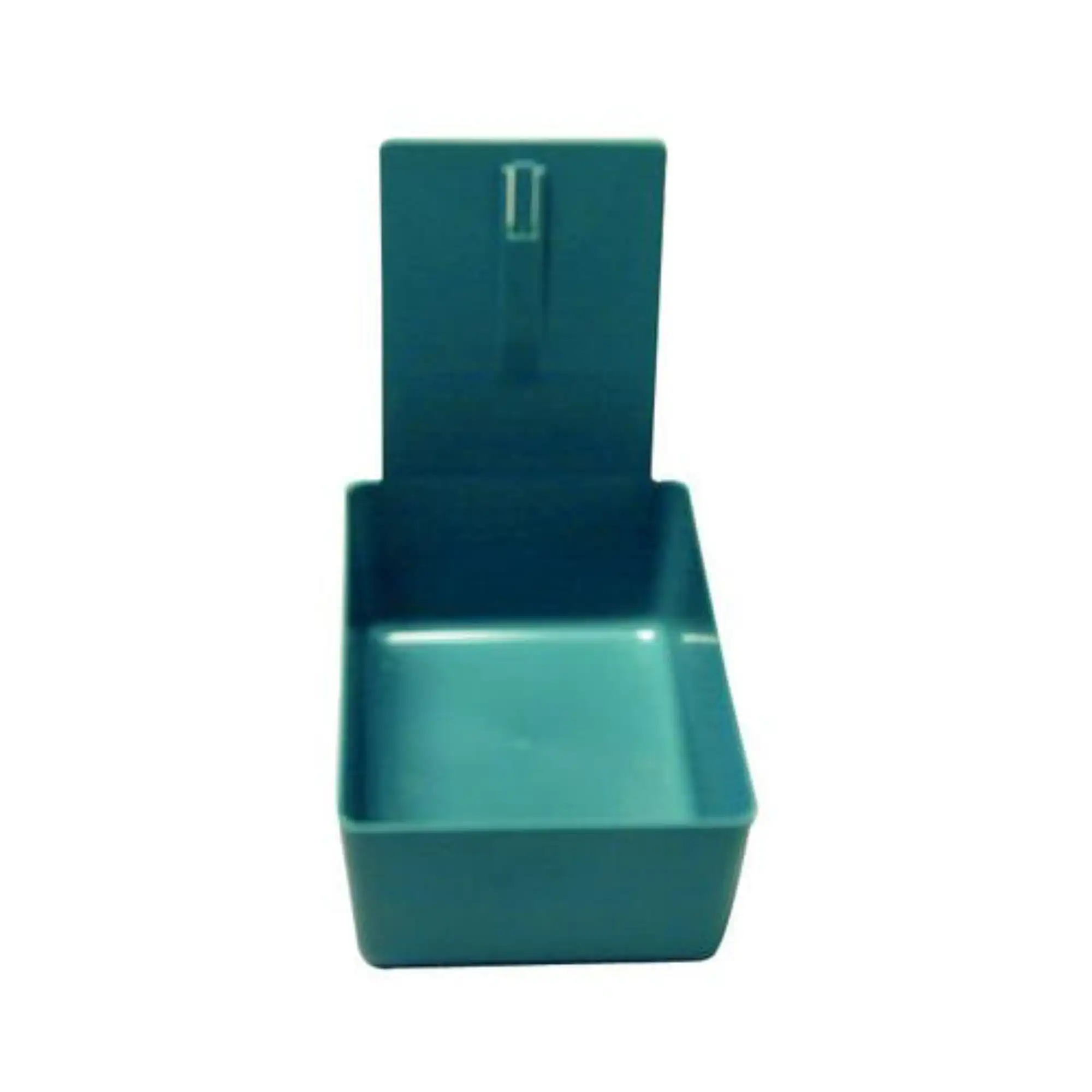Plasdent Plastic Lab Pan with Metal Clip, Teal, 7-1/16" x 5-5/8" x 2-3/8", 1/Pk, 207MLP-14