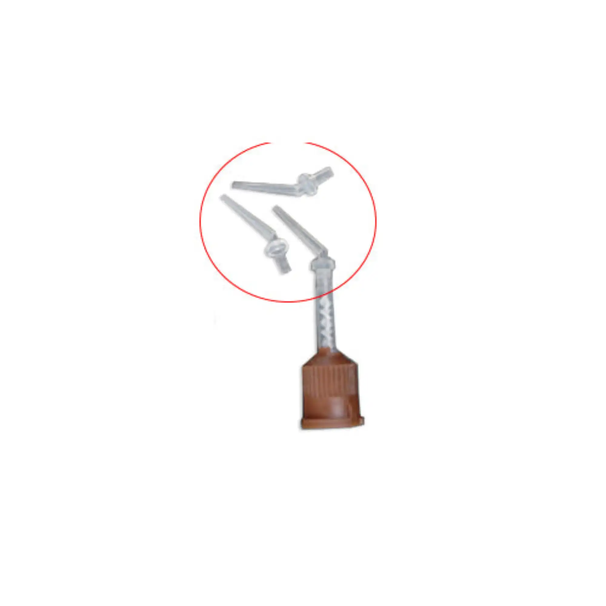 Plasdent Intra-Oral Tips, Temporary Cement, Long, Clear, 100/Bag, IT8003