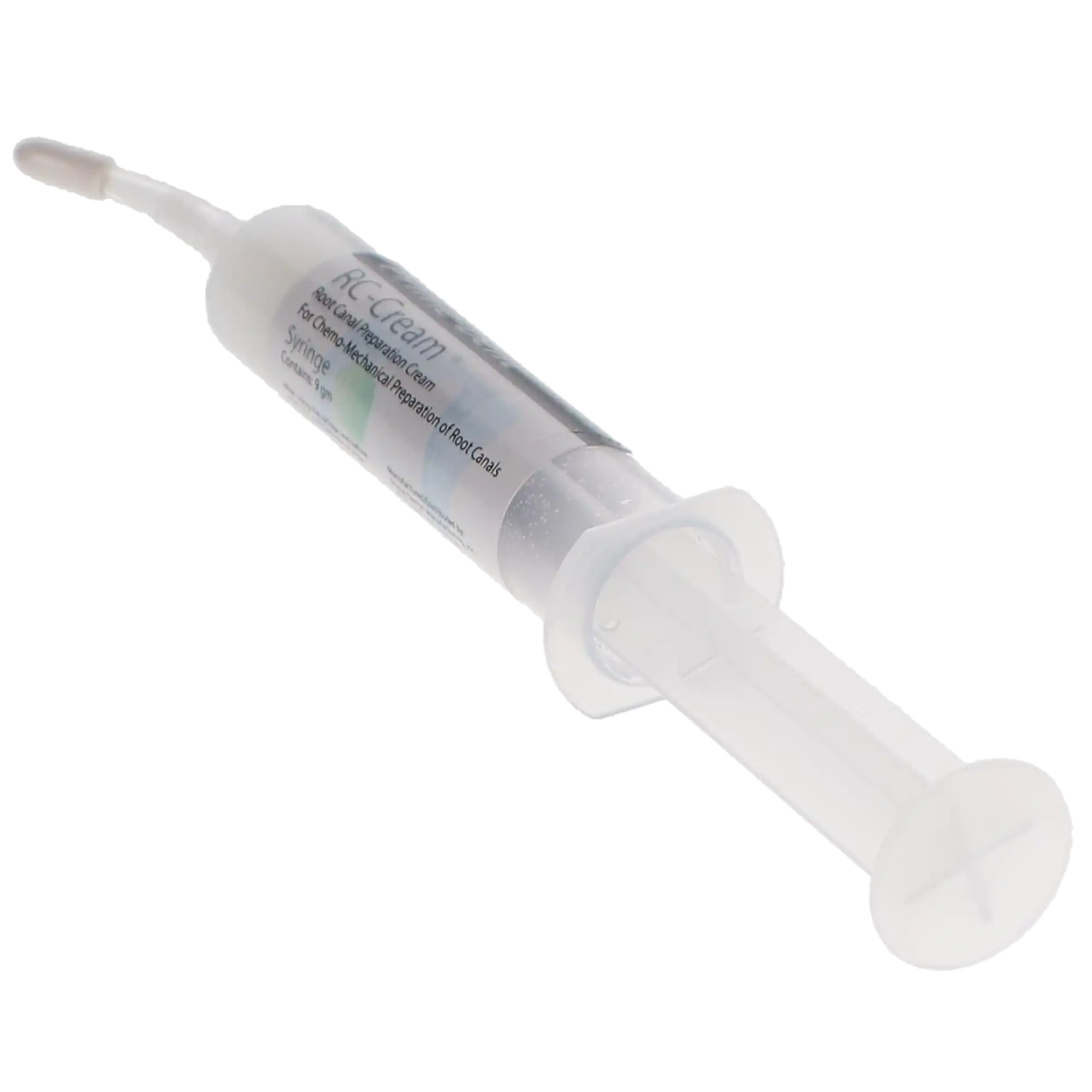 RC-Cream Root Canal Preparation Cream, Syringe Kit, 2 x 9 g, 022-050