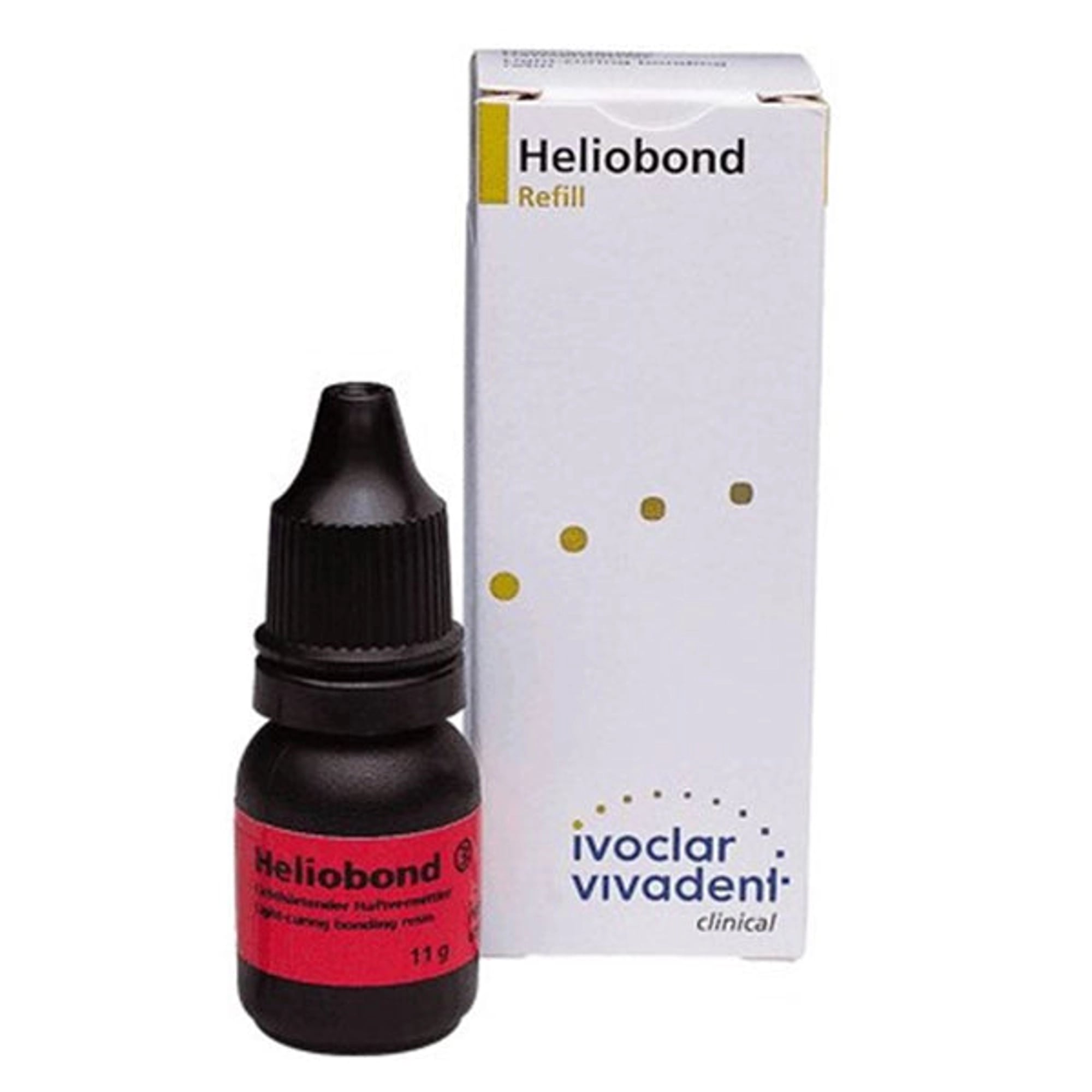 Heliobond Light-Cure Bonding Agent, Liquid Refill, 11 g/Bottle, 1/Pk