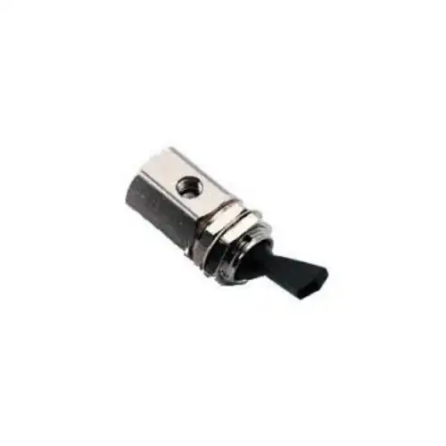 DCI International 3-Way Routing Valve, Gray, On/Off Toggle, 15/32-32 Thread, 7016