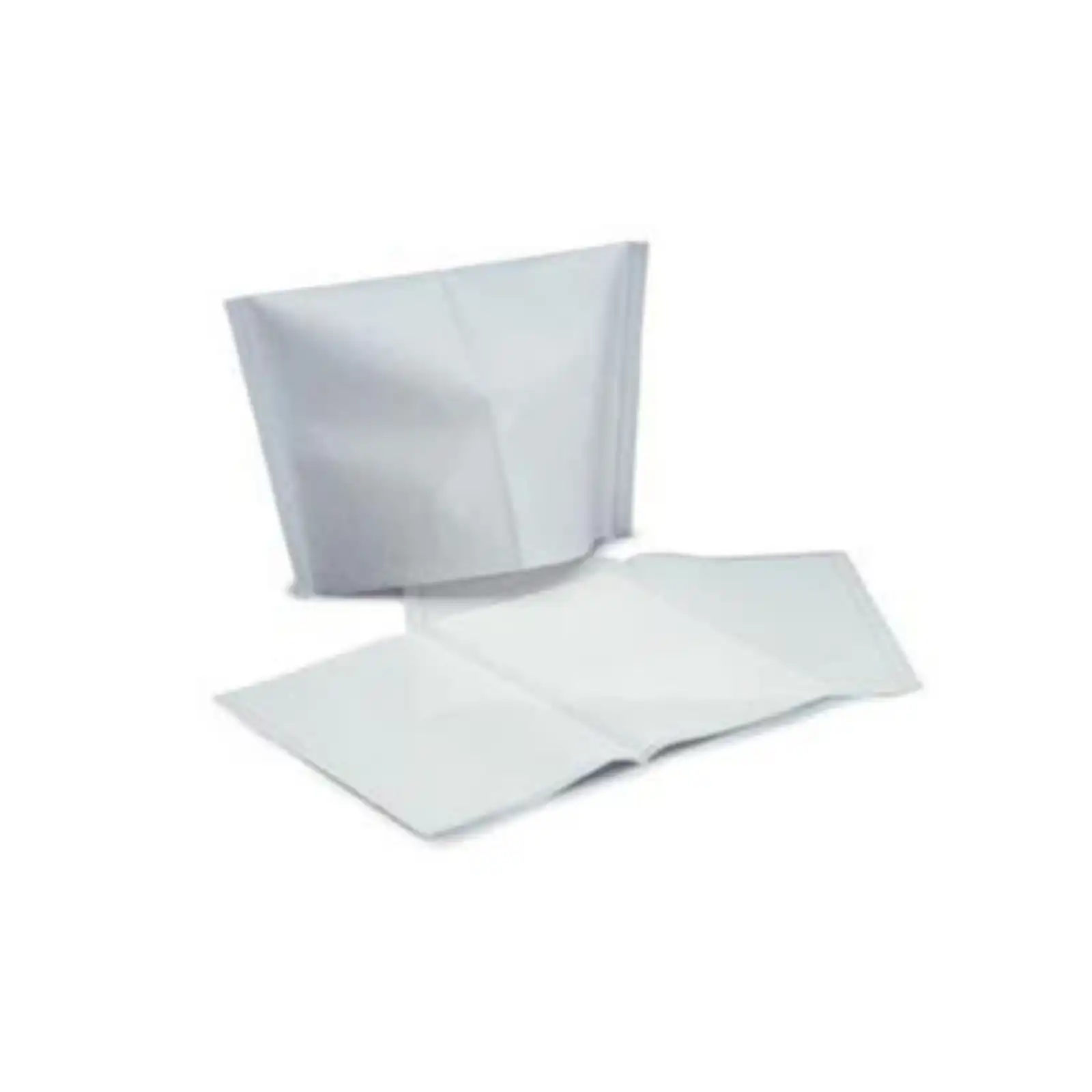 Tidi Products Fabricel Headrest Covers, Poly-Lined, 13" x 13", White, 500/Case, 919513