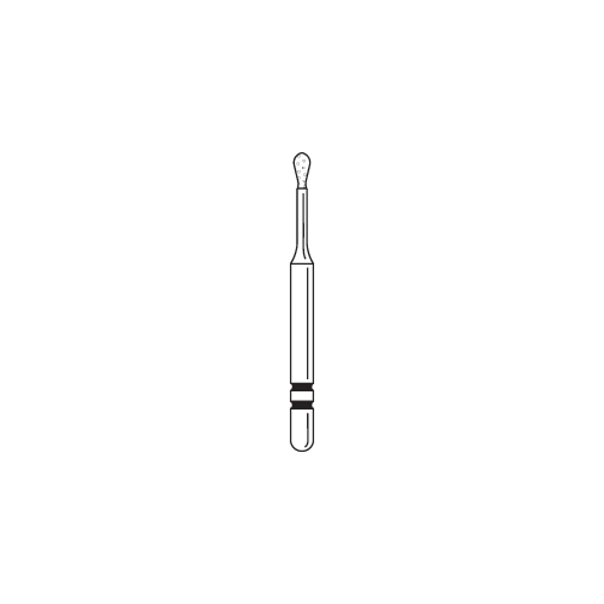 Premier Two Striper Diamond Bur, Medium Polish, 30M, 5-Pack, 2015961