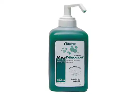 VioNexus Antimicrobial Foaming Soap, 1 Liter Bottle, 2/Pk, Chloroxylenol Formula, Metrex
