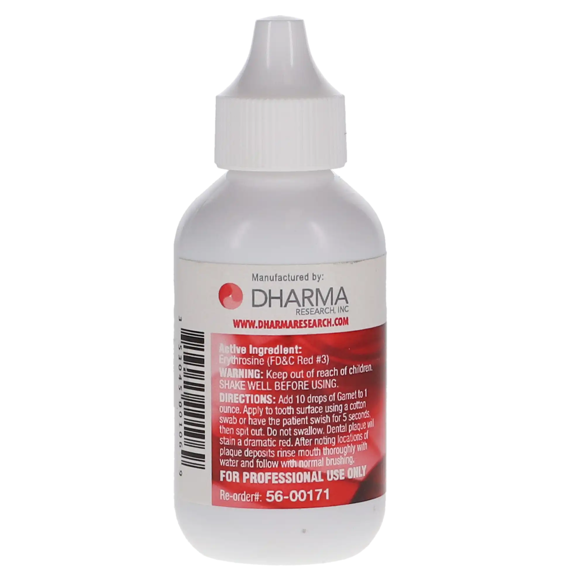 Garnet Disclosing Solution, 2 oz (60 ml) Bottle, Concentrated, Fast Acting, 1/Pk, 56-00171