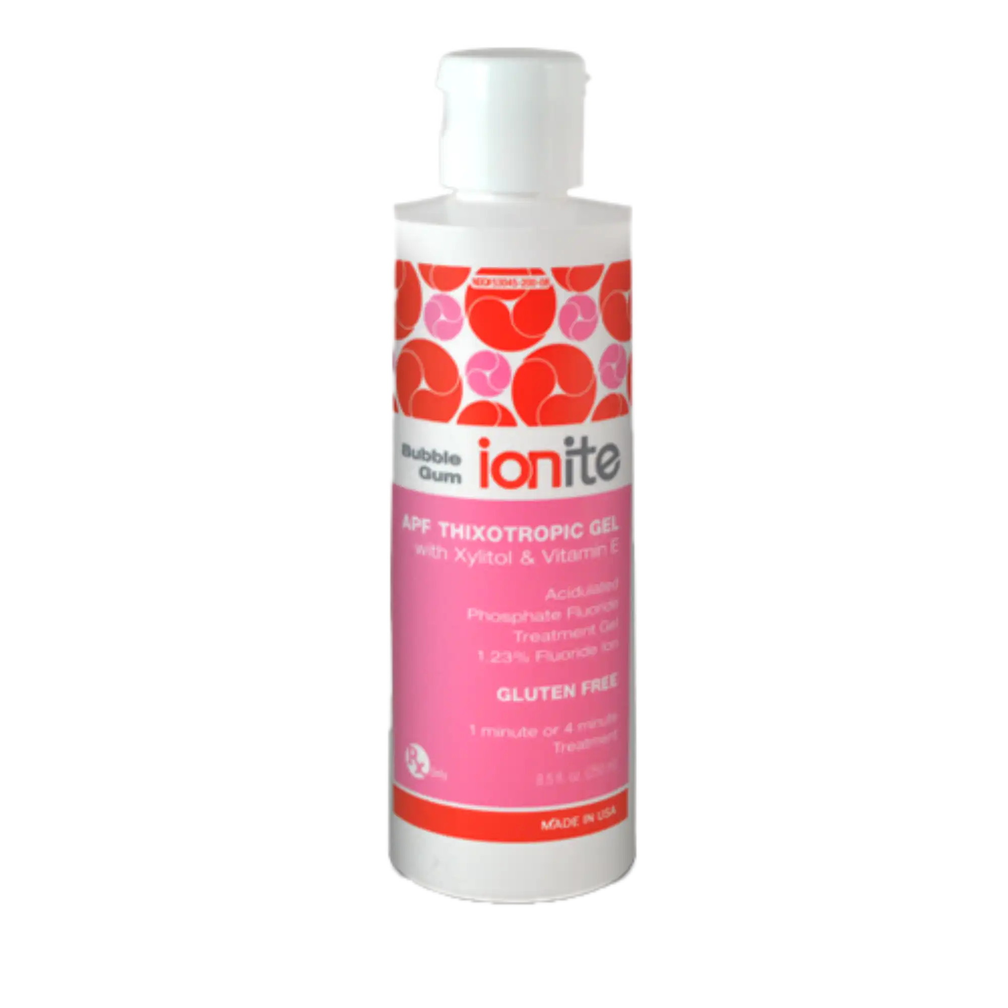 Dharma Research Ionite APF Gel, Bubble Gum, 1.23% Acidulated Phosphate Fluoride, 500ml, 56-00001
