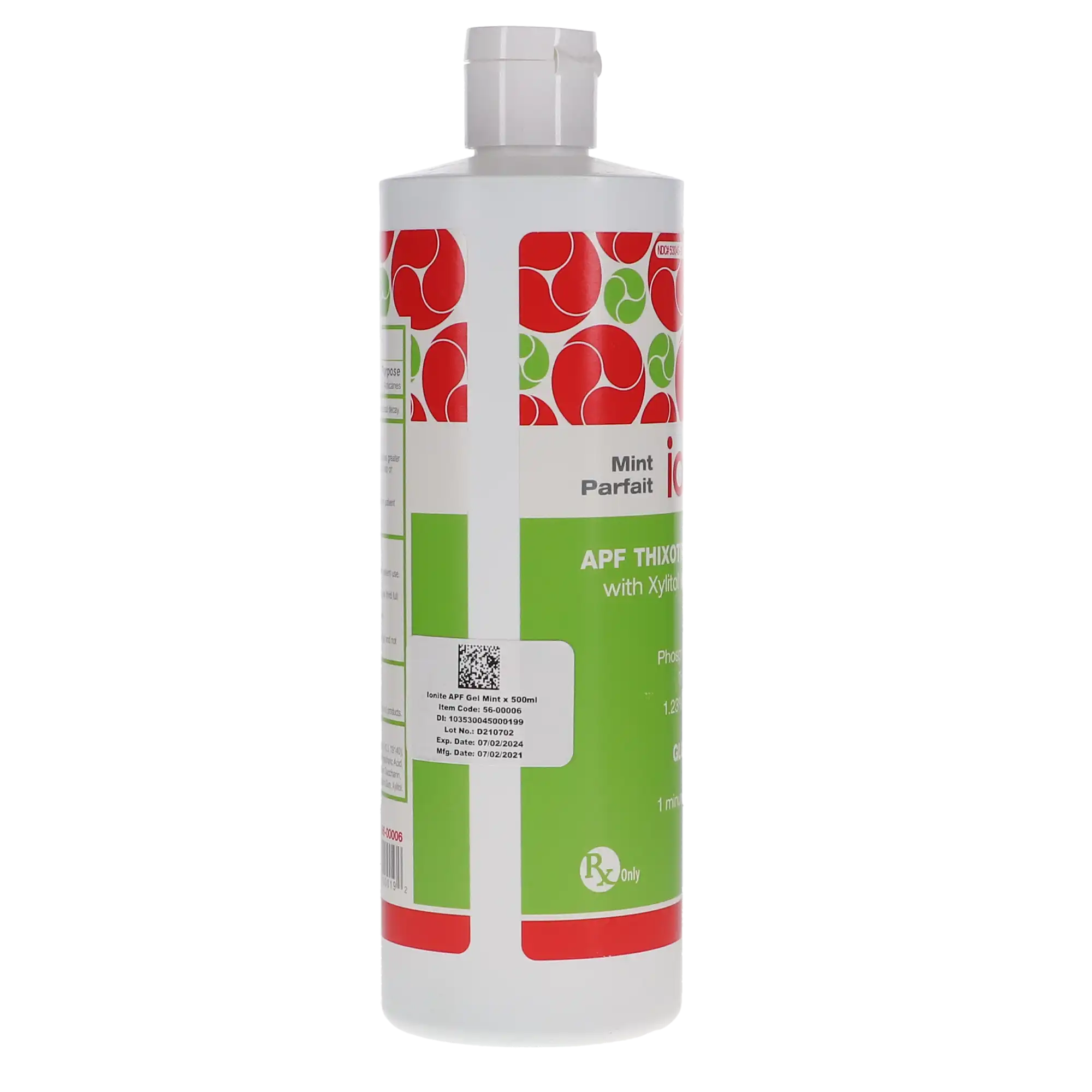 Ionite 1.23% APF Fluoride Gel, Mint Parfait, 17 oz (500ml), 56-00006