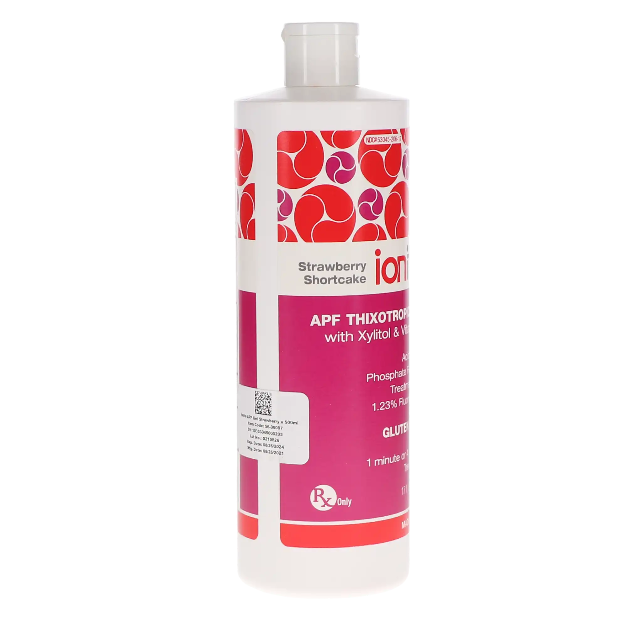 Dharma Research Ionite APF Gel, Strawberry Shortcake, 500ml, 56-00007