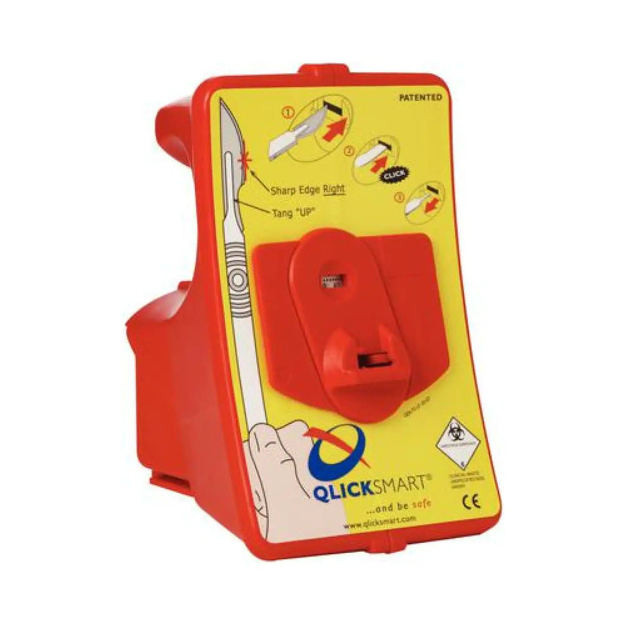Myco Medical QLICKSMART Blade Removal System Flask, Non-Sterile, 12/Cs