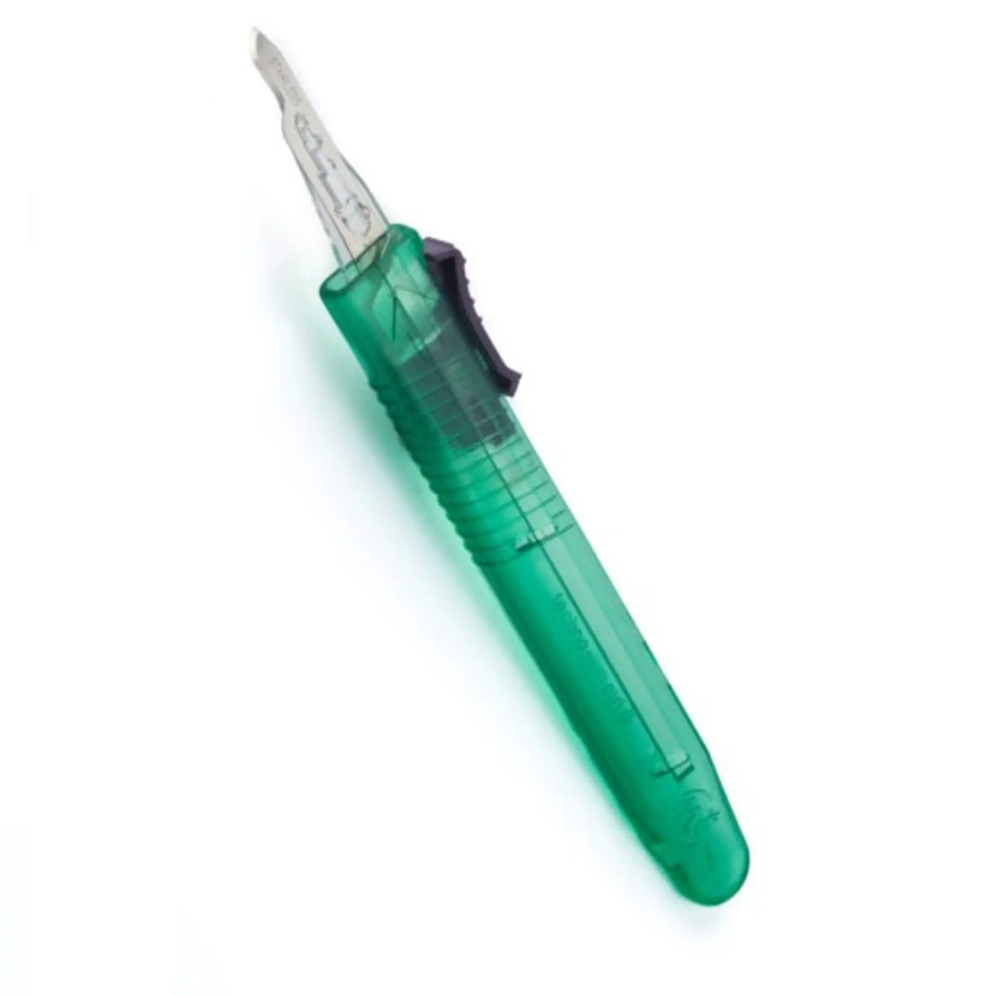 Myco Medical Technocut Plus #15 Disposable Safety Scalpel, Sterile, Retractable, 10/Box, 6008TR-15