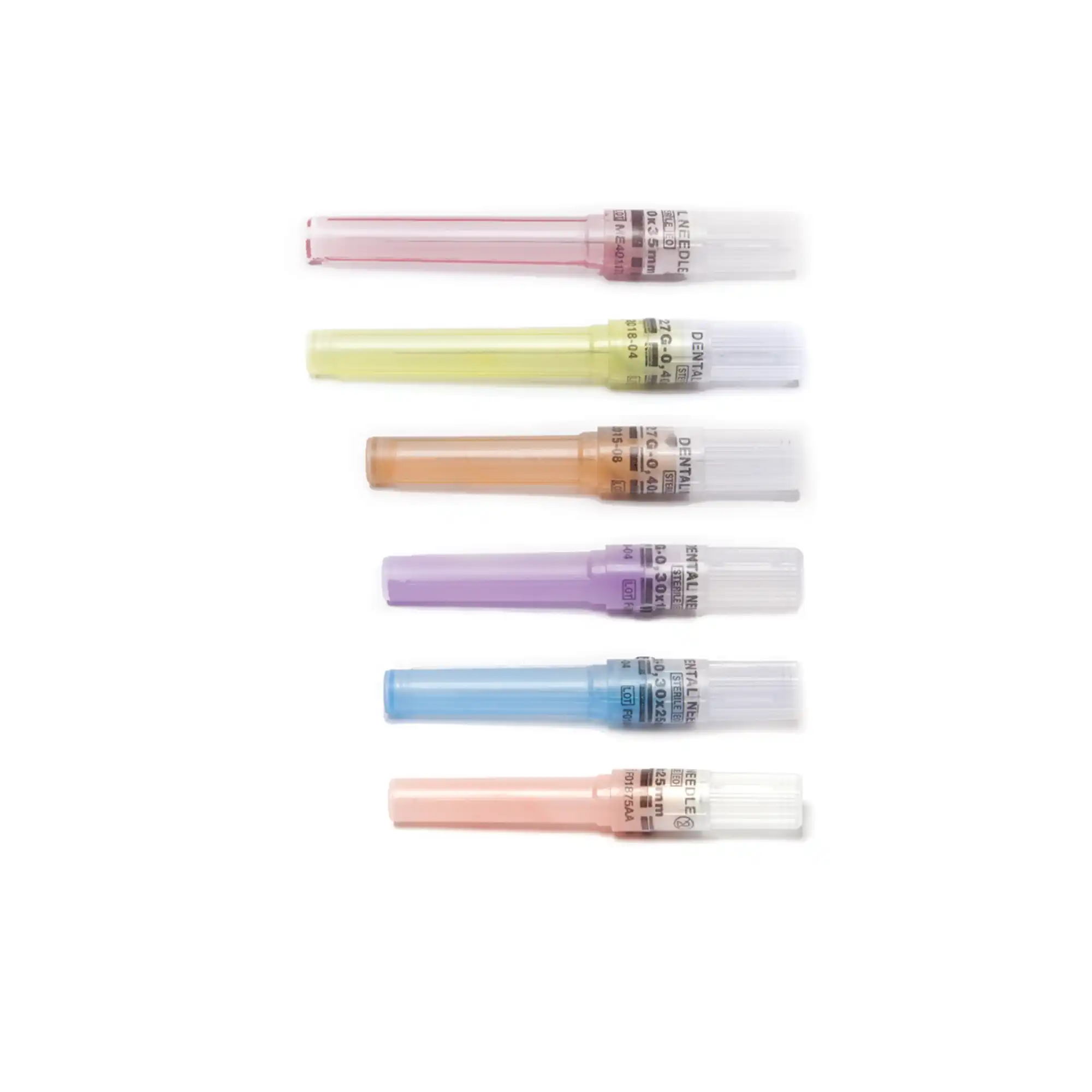 Quala Dental Anesthetic Needles, 30 Gauge, Short 1", Plastic Hub, Blue, 100/Box, DP47830