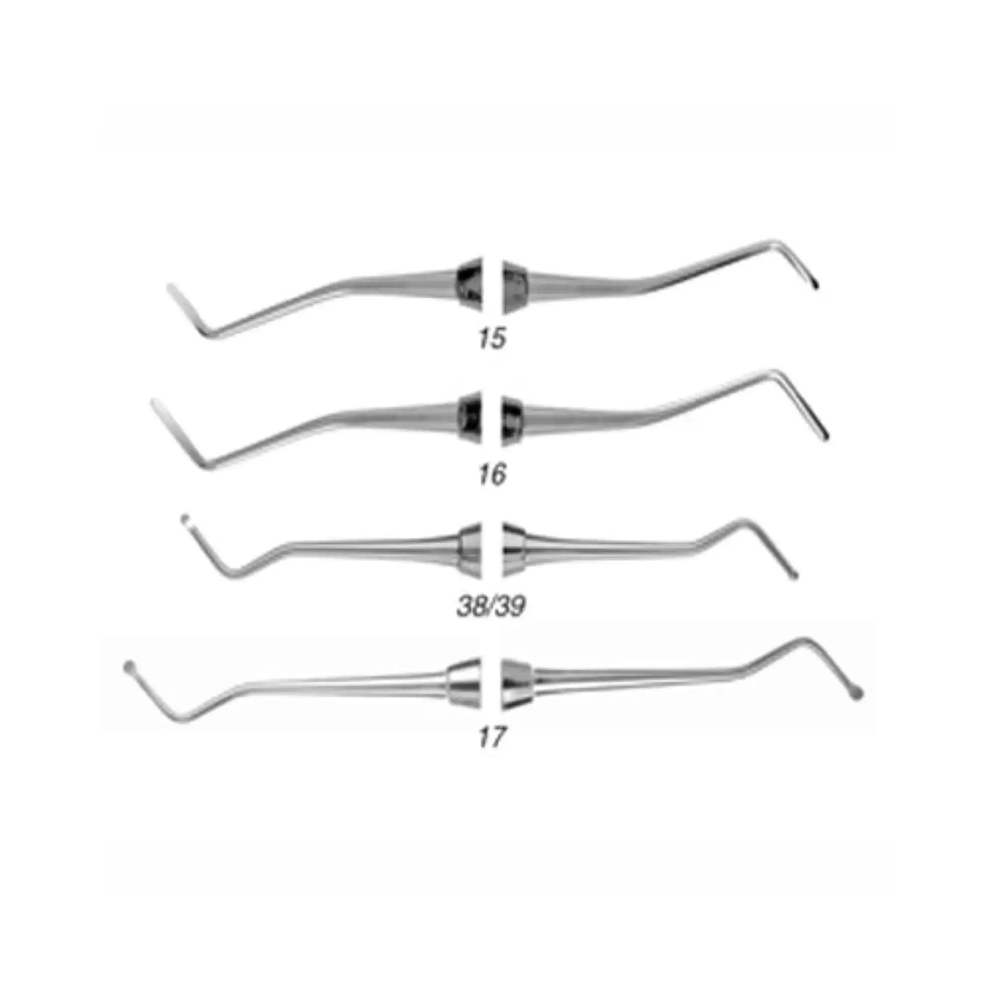 Quala #17 Small Spoon Double End Excavator, Standard 1/4" Round Handle