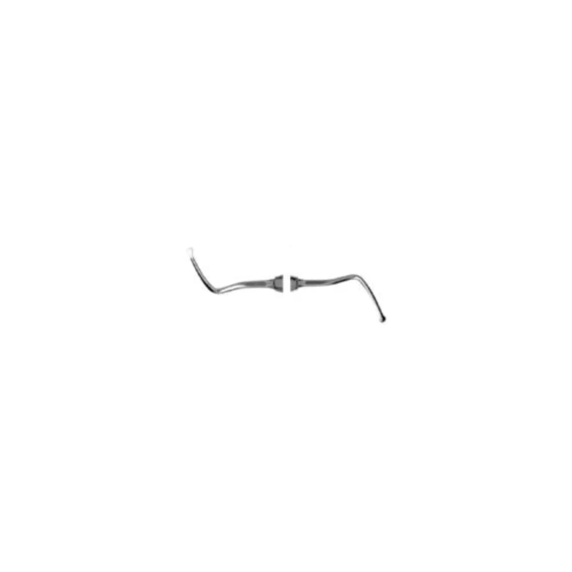 Quala Endo Long Shank #33L DE Double-Ended Excavator, Standard 1/4" Round Handle