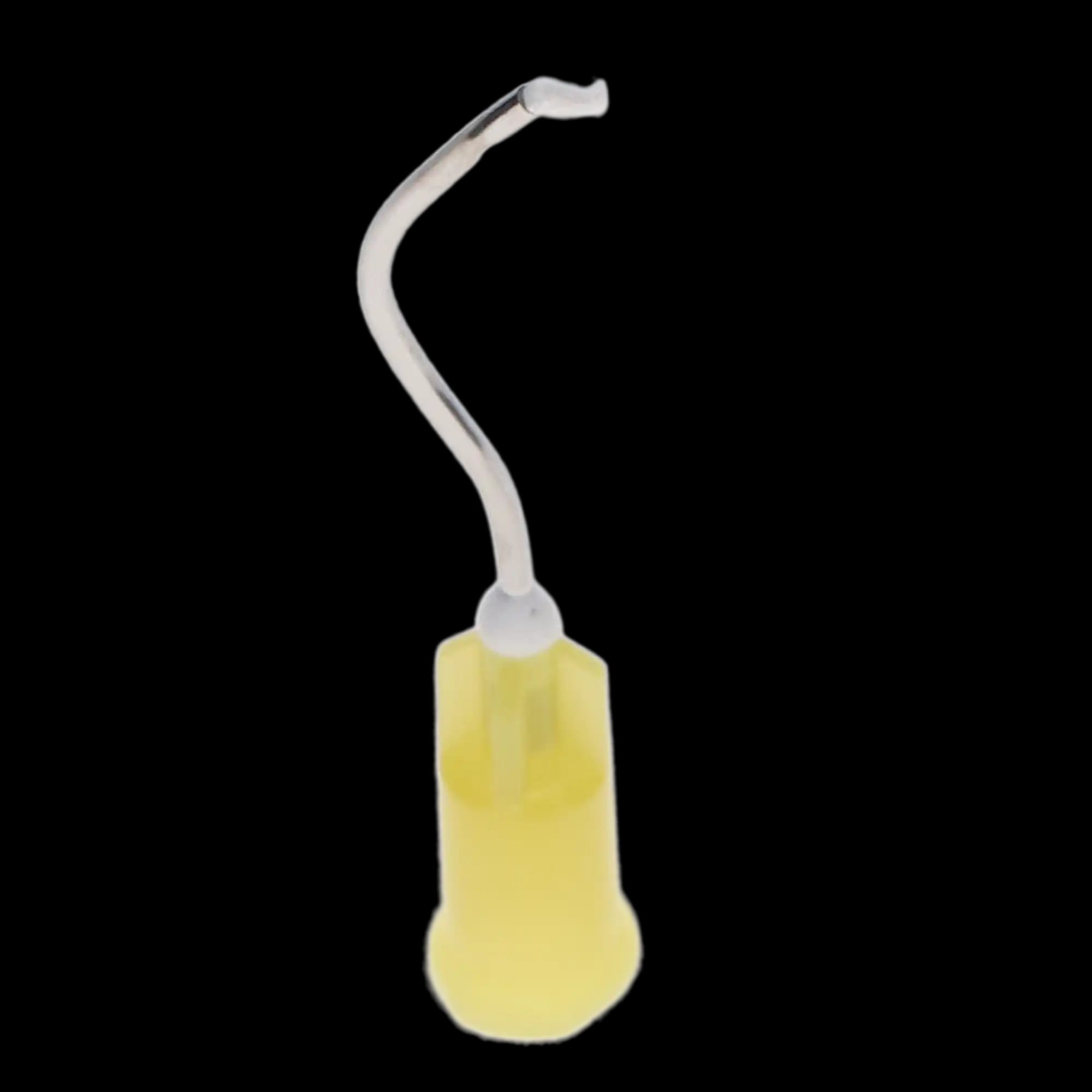 Pac-Dent iFlo Hemo-STAT Hemostatic Infusor Delivery Tips, Pre-Bent 19 Gauge Needle with Brush-Padded End, Yellow, 100/Pk, 125