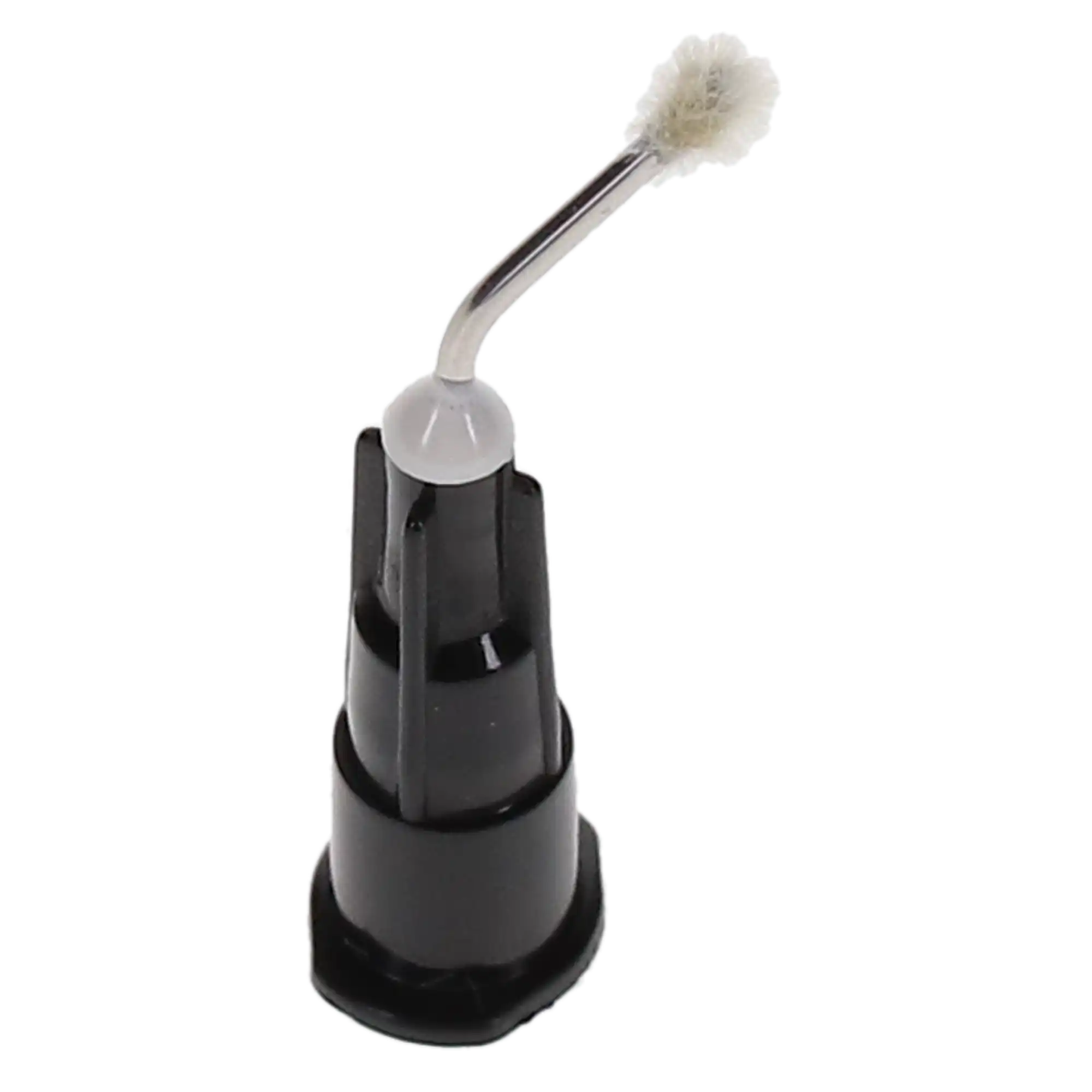 Pac-Dent iFlo Pre-Bent Delivery Tip Needle with Micro Brush, Black, 25 Gauge, 100/Pk, 1357