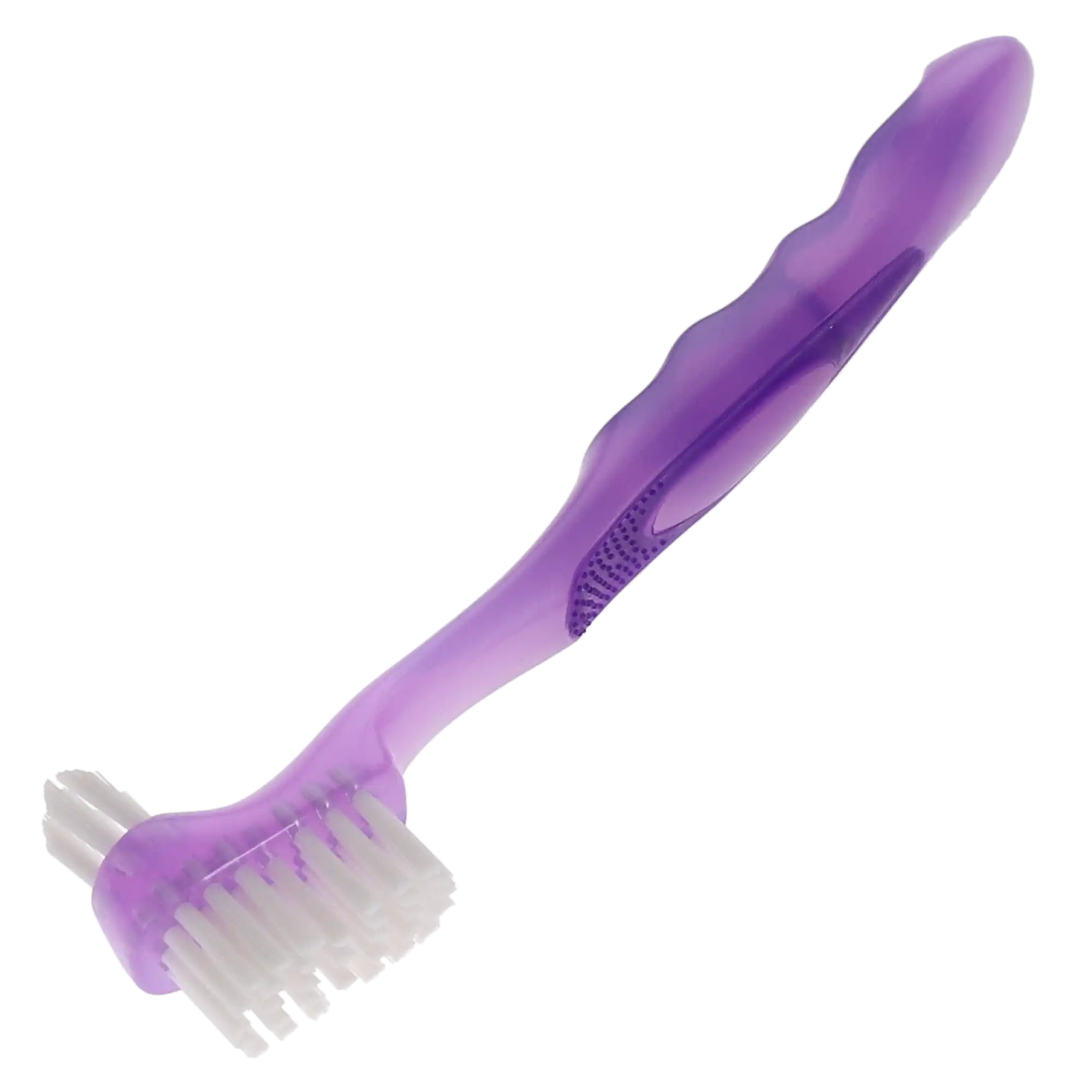 OraBrite Denture Brushes, Assorted Colors, Dual-Headed, 120/Pk, 90026