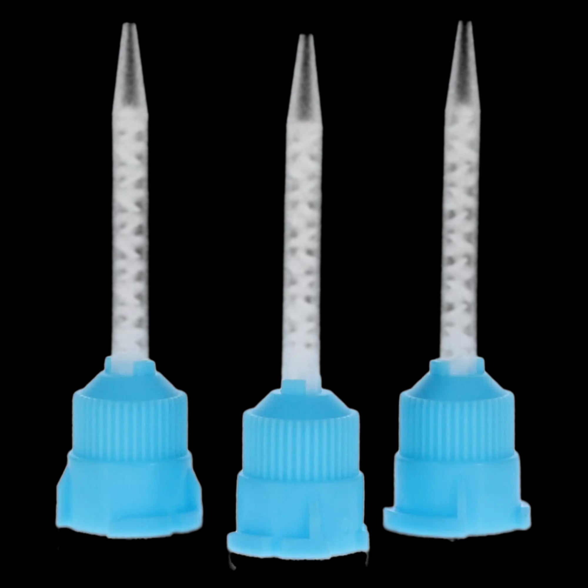 Temporary Crown & Bridge Material T-Style Mixing Tips, Light Blue, 50/Pk, 100616