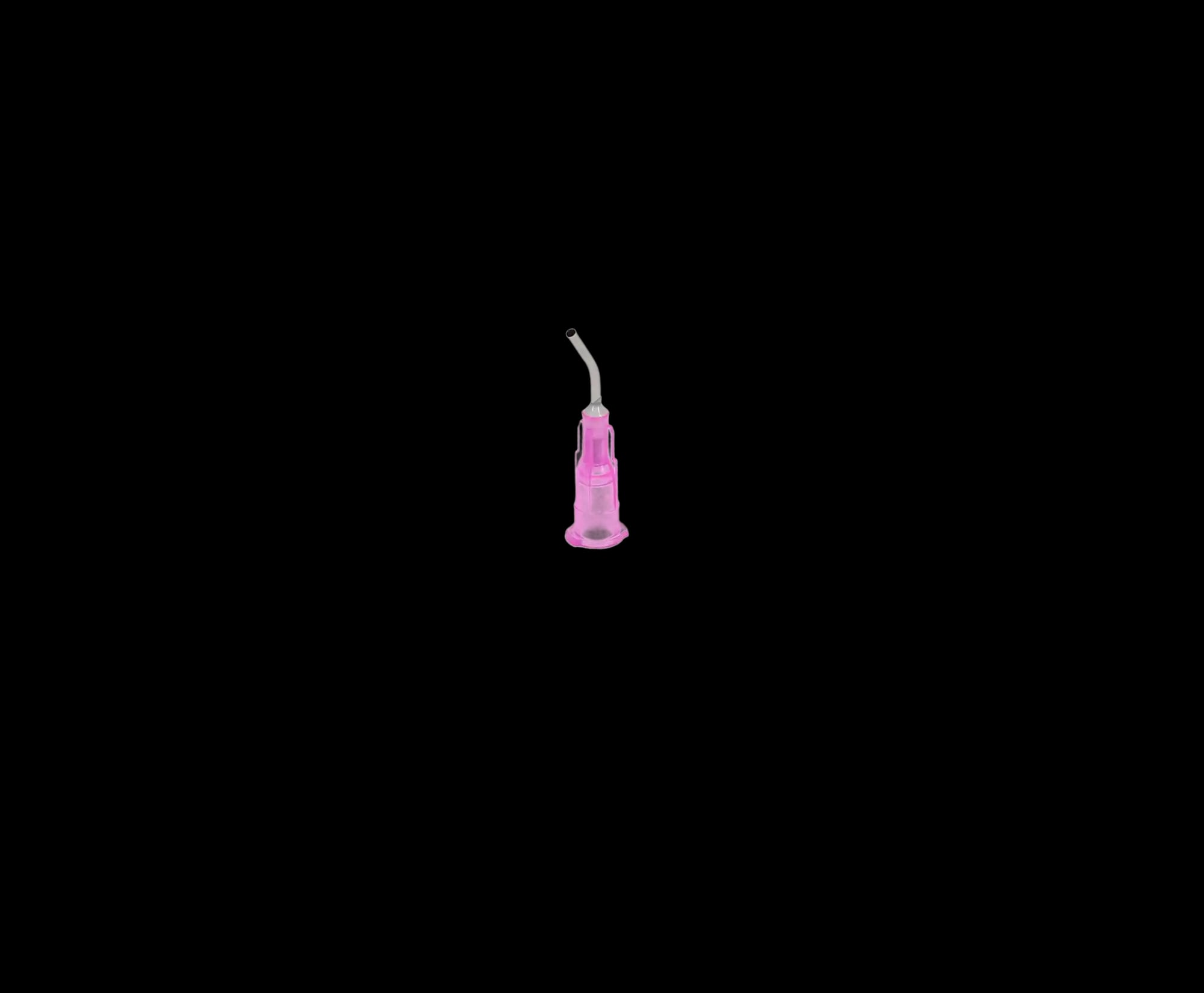 Pre-Bent Applicator Tips, 18 Gauge, Pink (Liner), 100/Pk, 100627