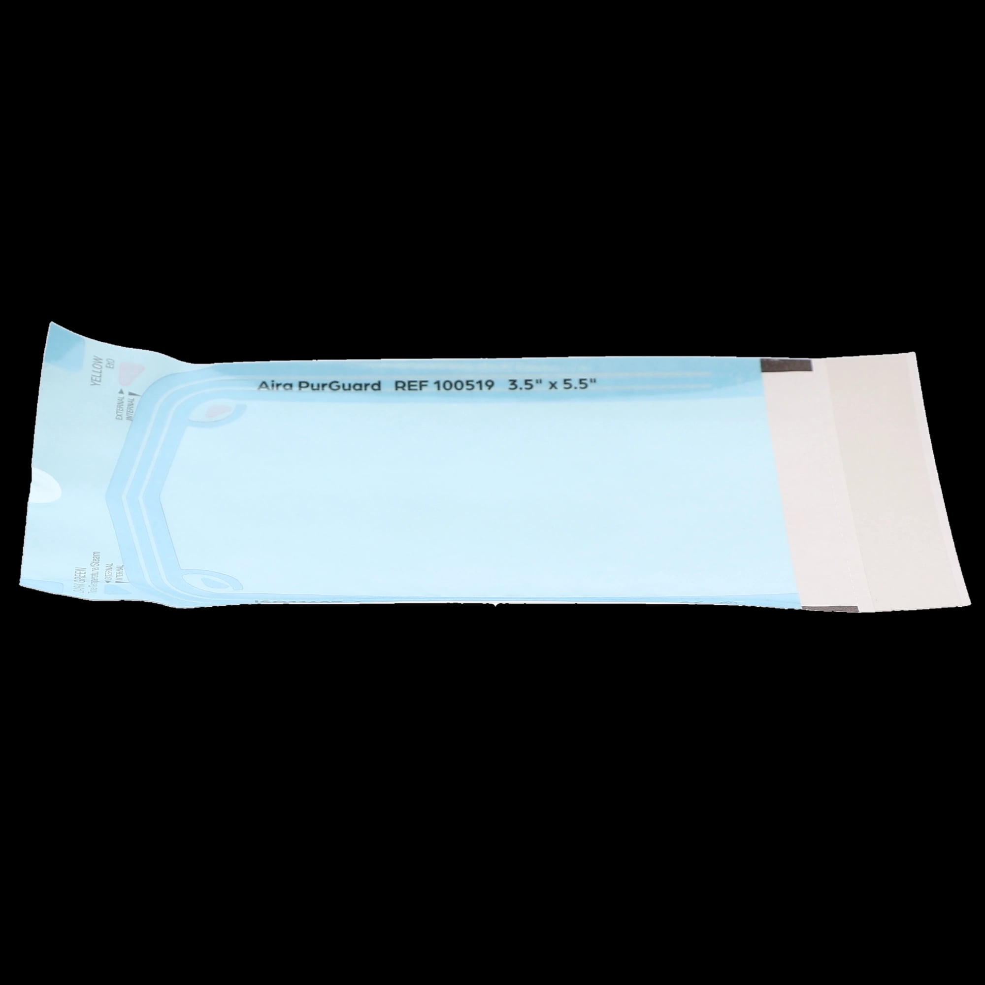 Aira Self-Sealing Sterilization Pouch, Class 4, Paper/Blue Film, 3.50" x 5.5", 200/Box, 100519