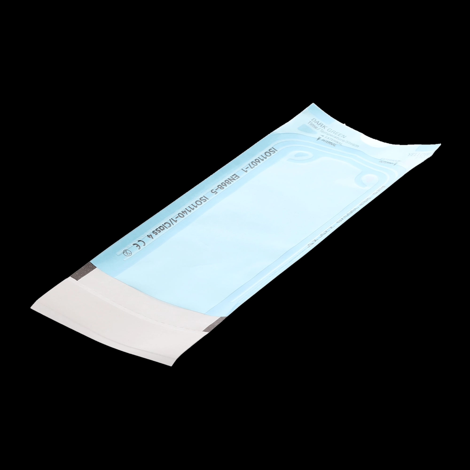 Aira Self-Sealing Sterilization Pouches, Class 4, Blue Film, 2.25" x 5", 200/Box, 100520