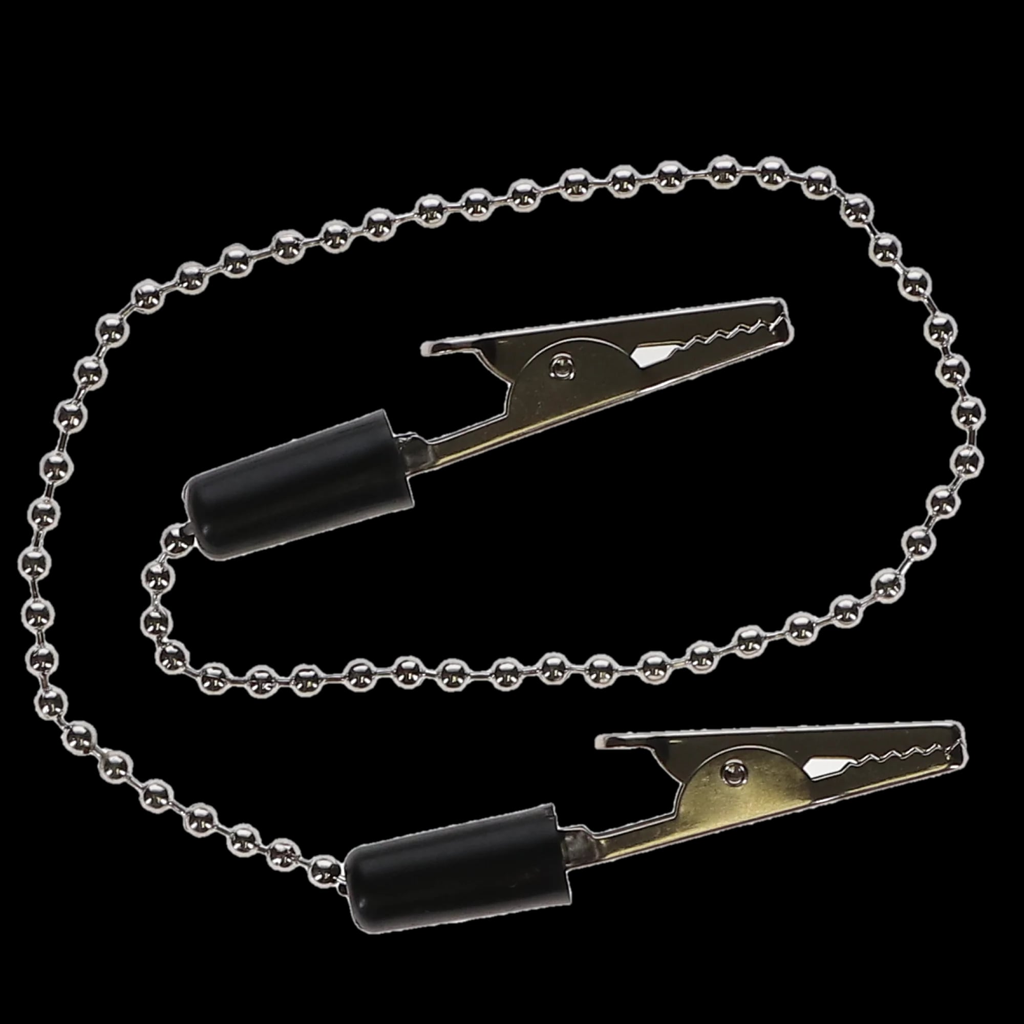 Daisy Chain Bib Clips, Black, 3/Pk, 01230