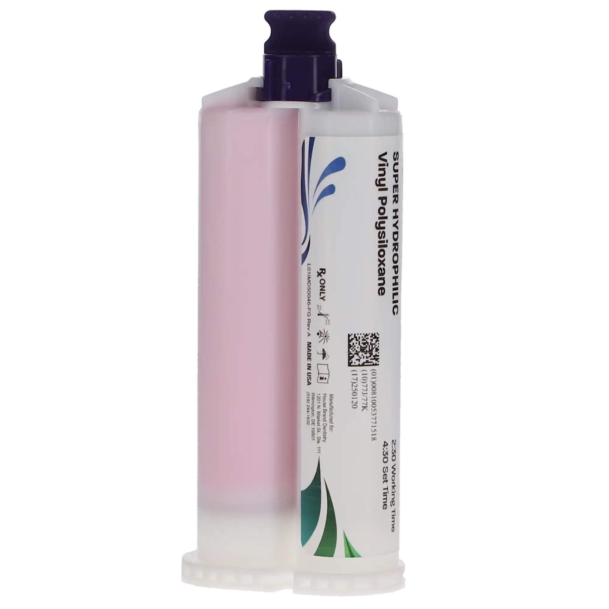 VPS Vinyl Polysiloxane Impression Material, Heavy Body, Regular Set, 4/Pk, 210121